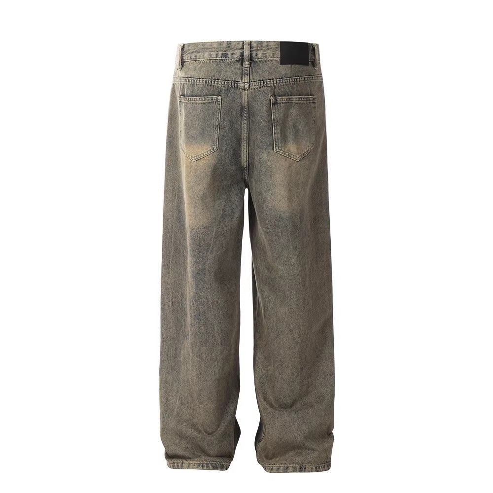 Japanese Brand × Jean Distressed washed punk patchwork cargo jeans Size US 32 / EU 48 - 3 Thumbnail