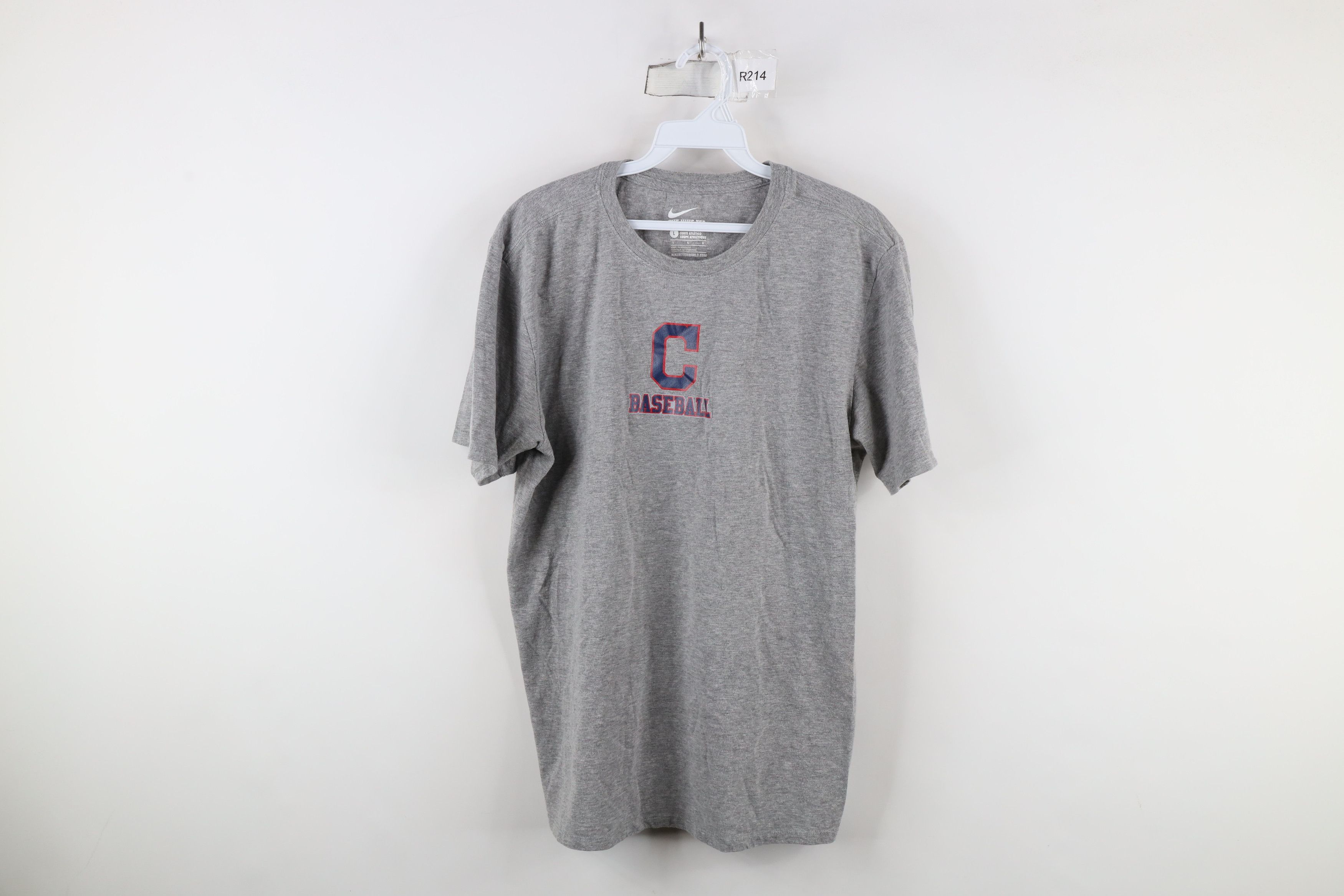 Nike × Vintage Nike Indians Guardians Baseball Short Sleeve T-Shirt Gray Size US L / EU 52-54 / 3 - 1 Thumbnail