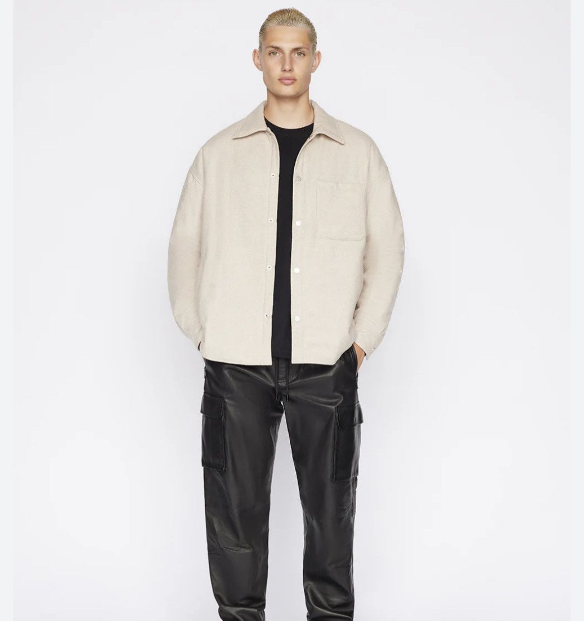 Frame Frame Wool/Cashmere Overshirt Size US M / EU 48-50 / 2 - 3 Thumbnail