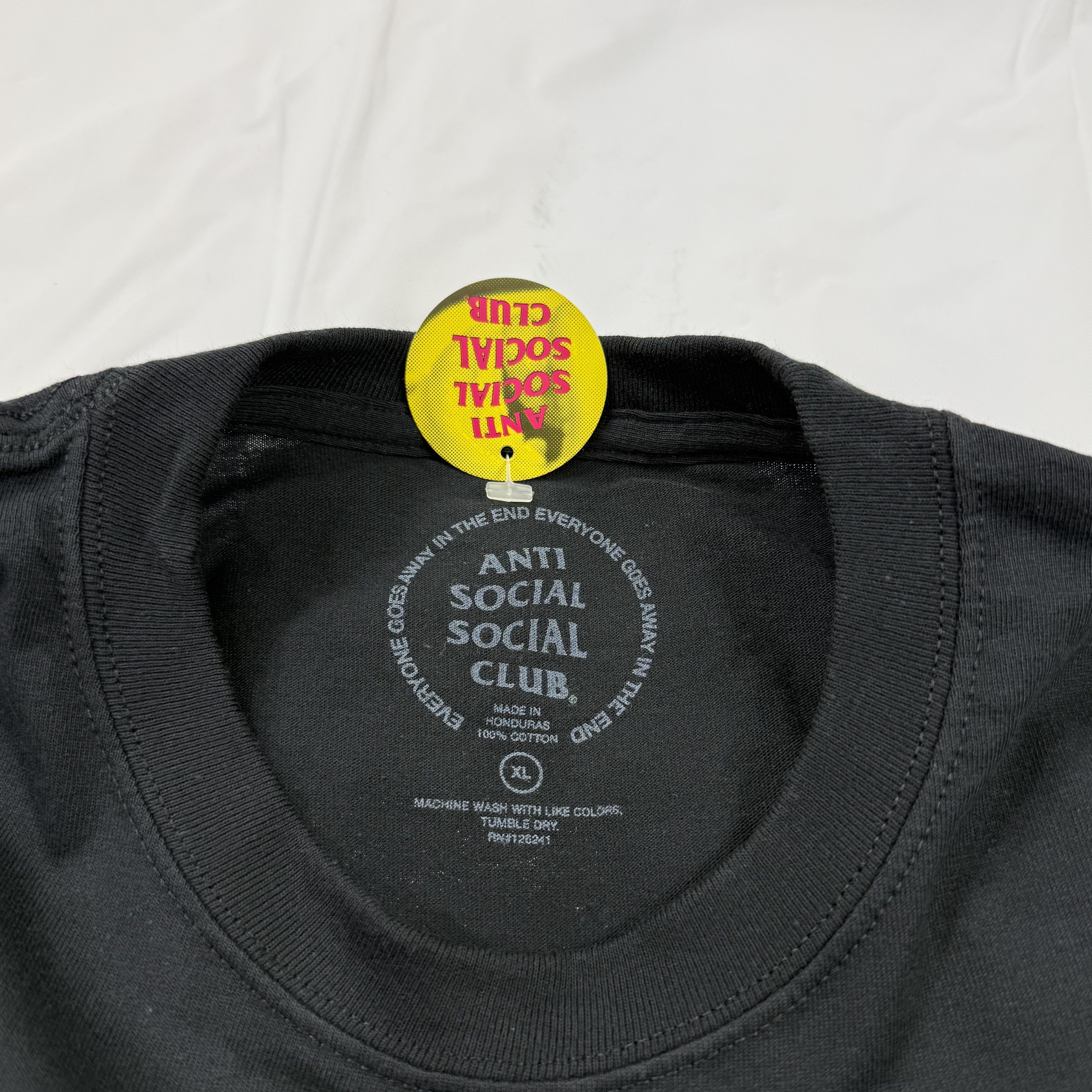 Anti Social Social Club Anti Social Social Club Kkoch Black Tee Cherry Blossom XL Size US XL / EU 56 / 4 - 5 Thumbnail