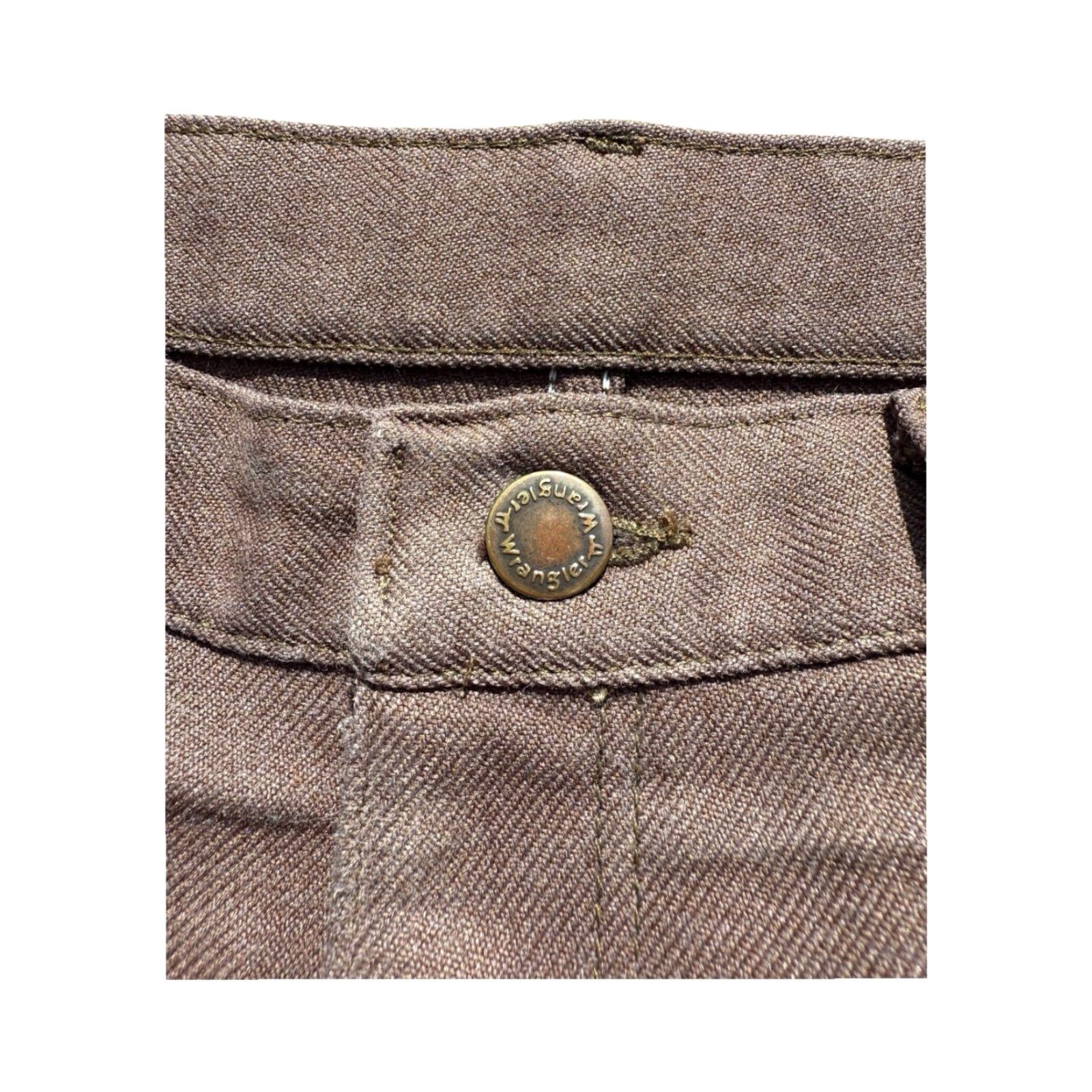 Wrangler VINTAGE Wrangler Jeans Cowboy Brown 32x26 Men 1970s Chocolate Western Straight Regular Size 32 Inseam 26 Excellent Condition Size US 32 / EU 48 - 5 Thumbnail