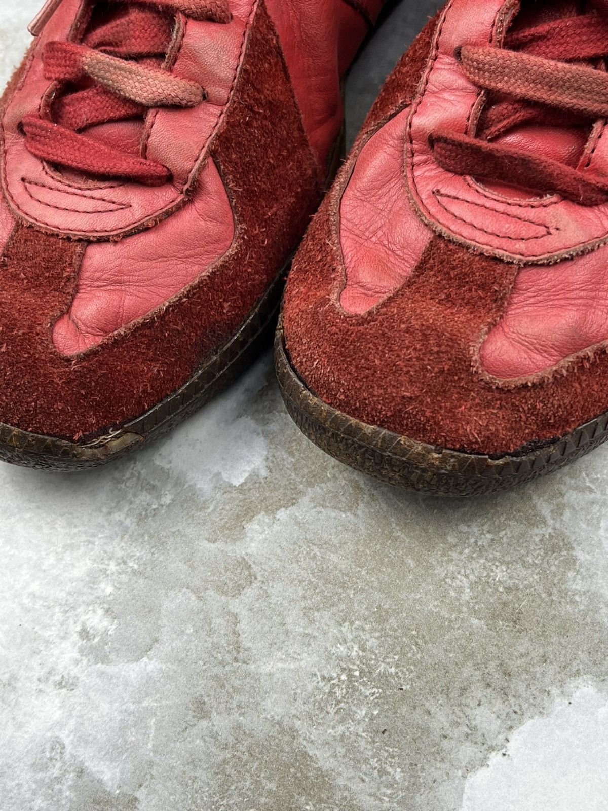 Maison Margiela AW05 Maison Margiela Vintage Red Leather Replica Gats Size US 9.5 / EU 42-43 - 6 Thumbnail