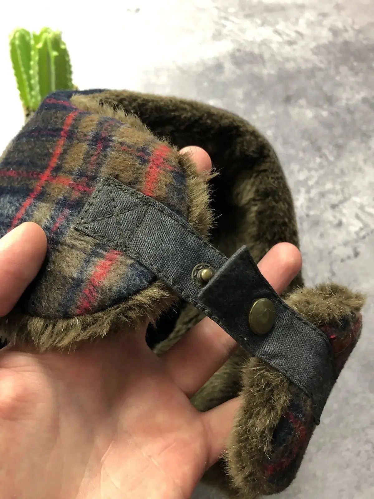 Japanese Brand USHANKA Hat Vintage Hype Mohair Streetwear Japans Style Y2k Size ONE SIZE - 6 Thumbnail