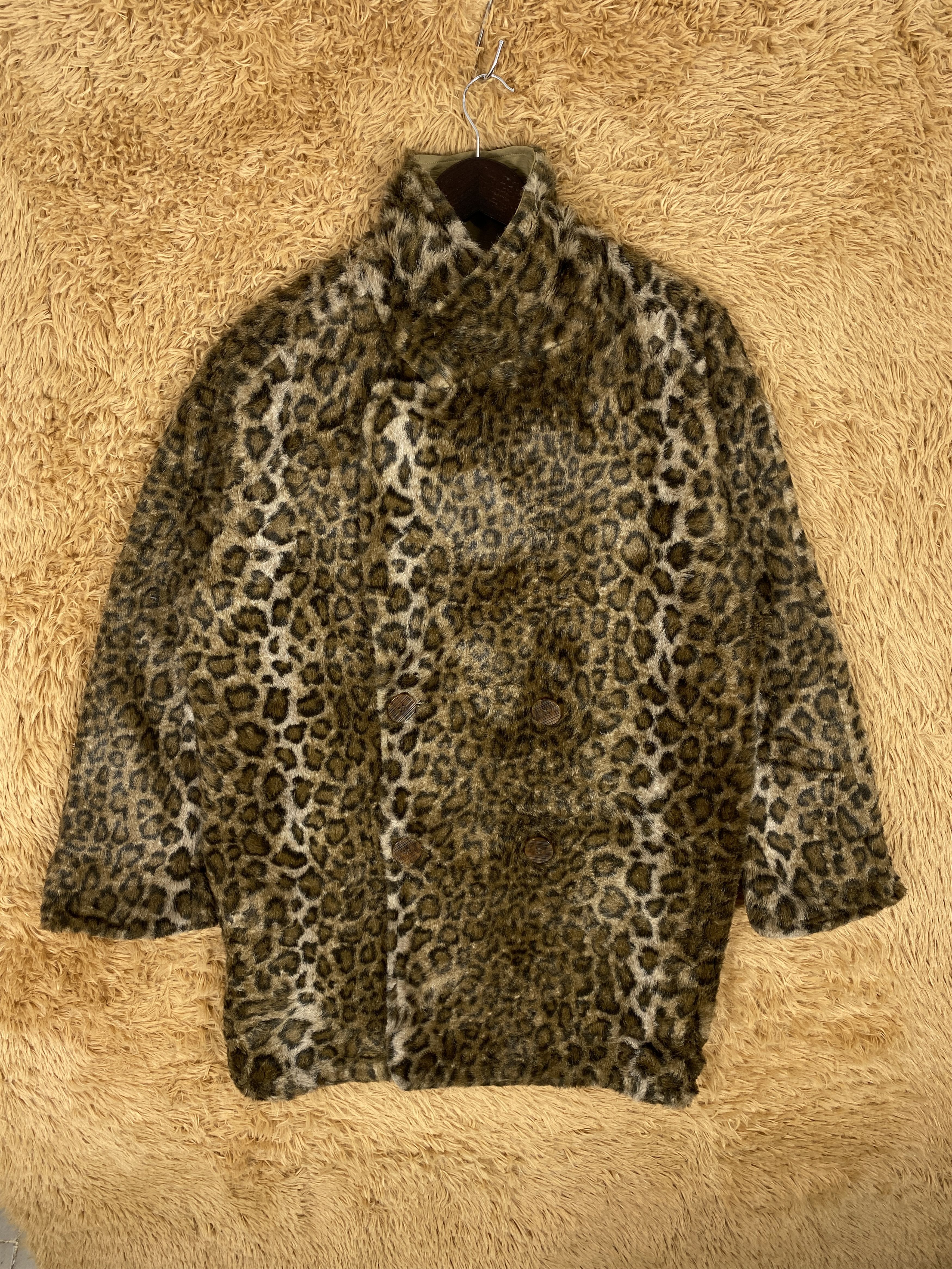Vintage Vintage Confection Inc. Leopard Pattern Sherpa Jacket J2383 Size US M / EU 48-50 / 2 - 1 Thumbnail