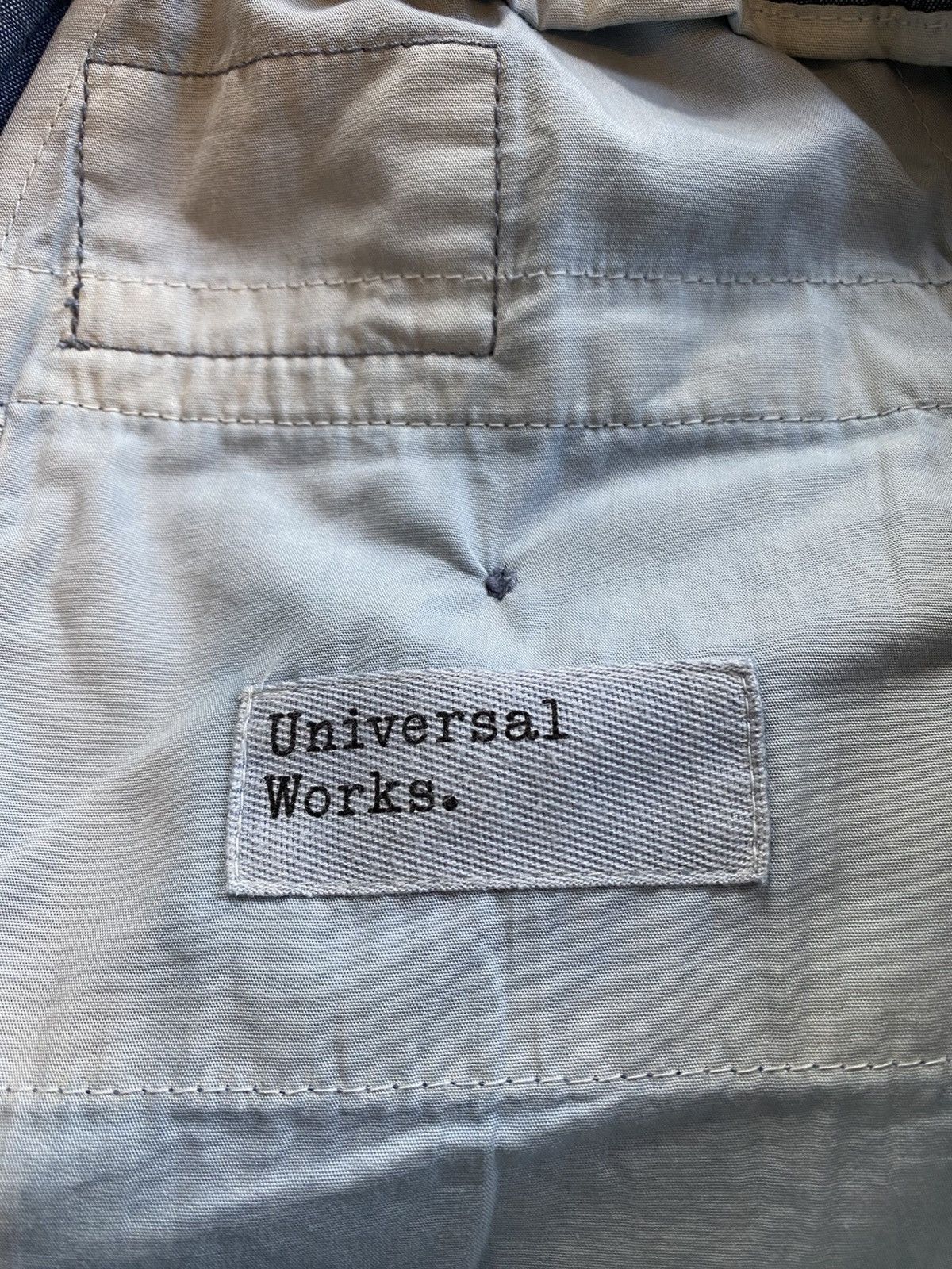 Universal Works Pleated Track Pant in Indigo Chambray Size US 30 / EU 46 - 3 Thumbnail