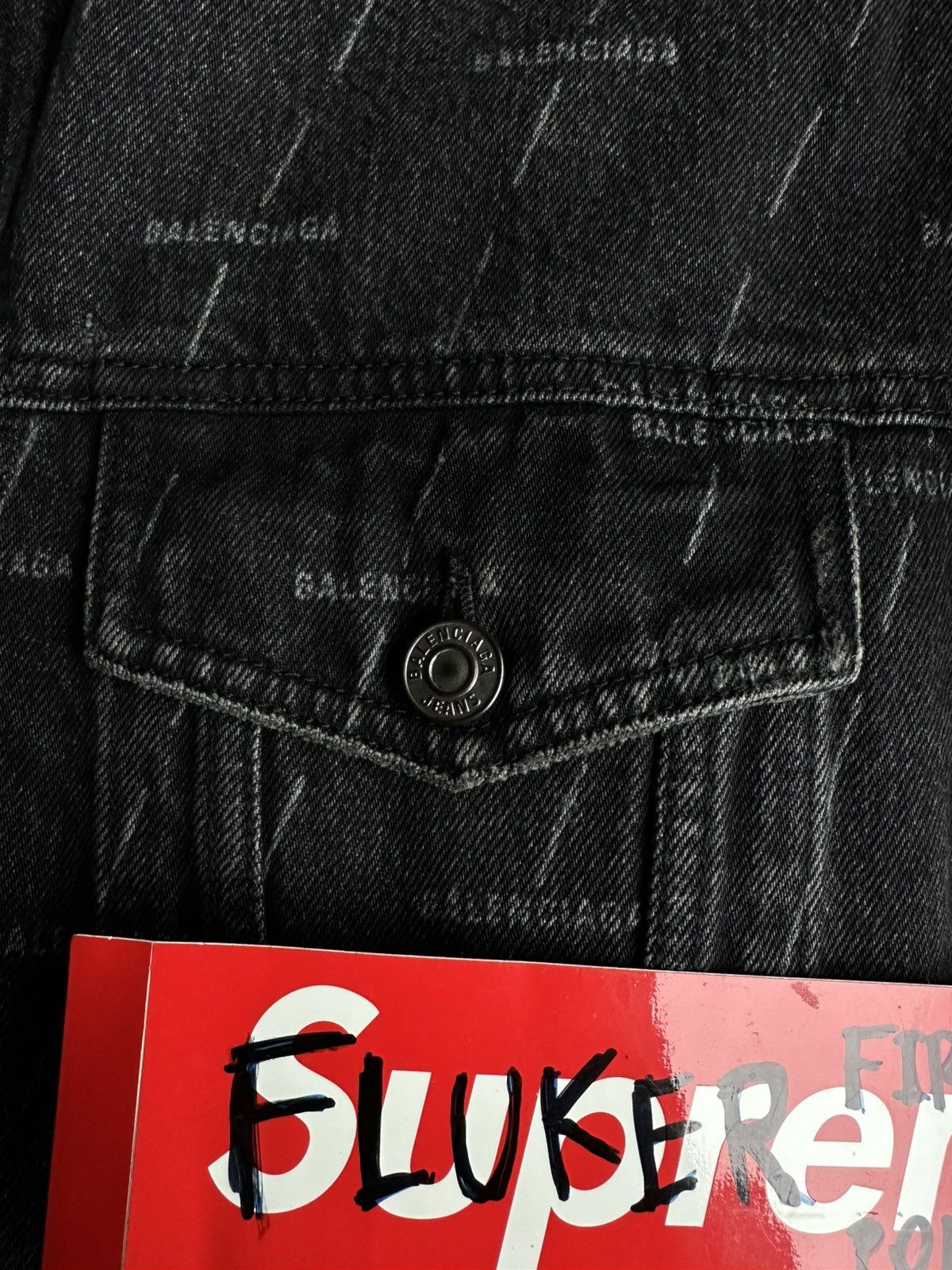 Balenciaga Balenciaga Oversized Stonewashed Logo Size US XL / EU 56 / 4 - 6 Thumbnail