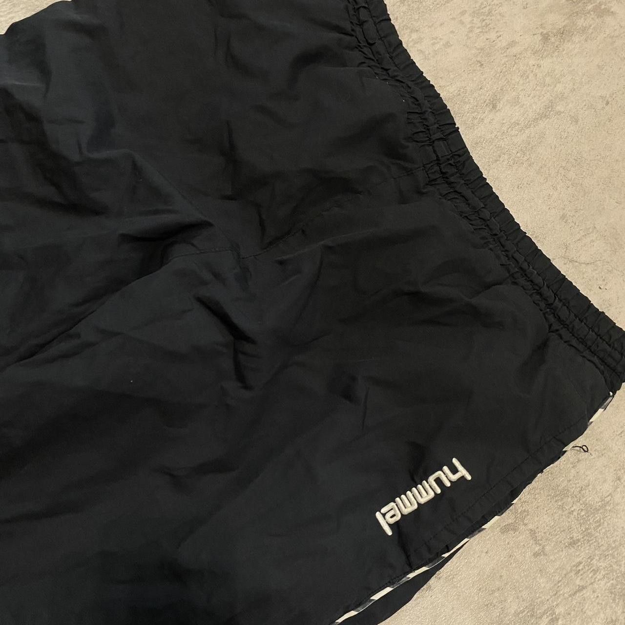 Hummel Black Hummel sweatpants Baggy Vintage y2k 2000s rap hip hop Size US 34 / EU 50 - 2 Thumbnail