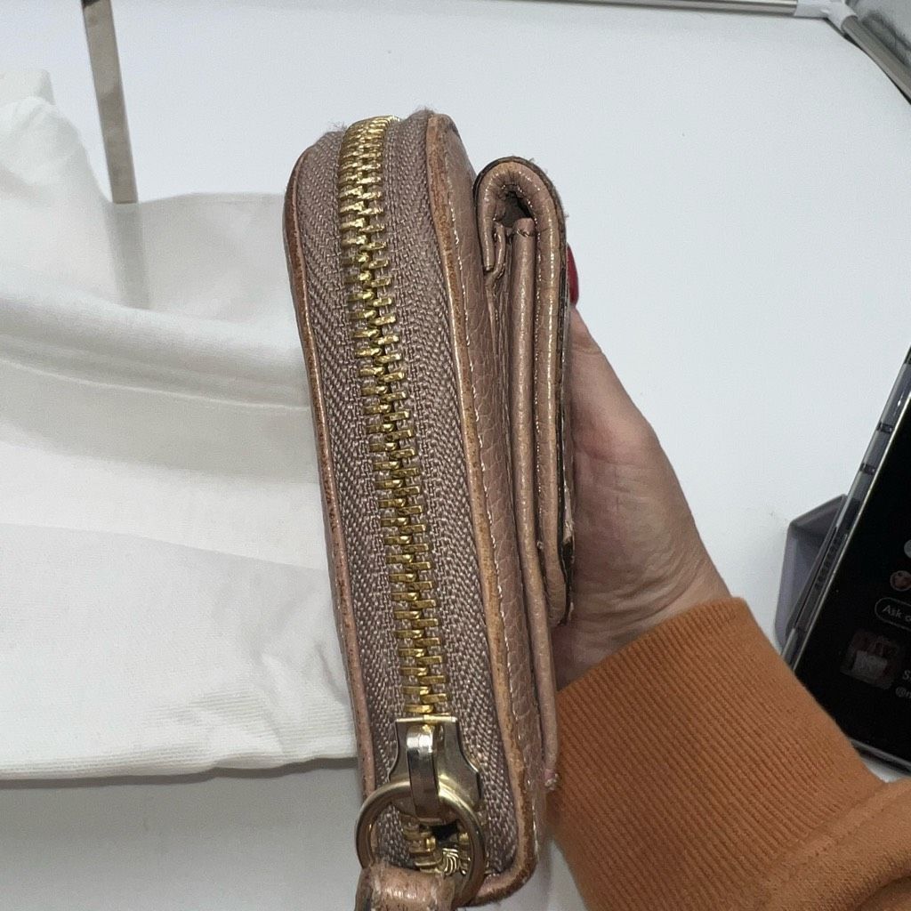 Chloe Chloe Full Inclusion Beige/Blush Zip Around Long Wallet Size ONE SIZE - 5 Thumbnail