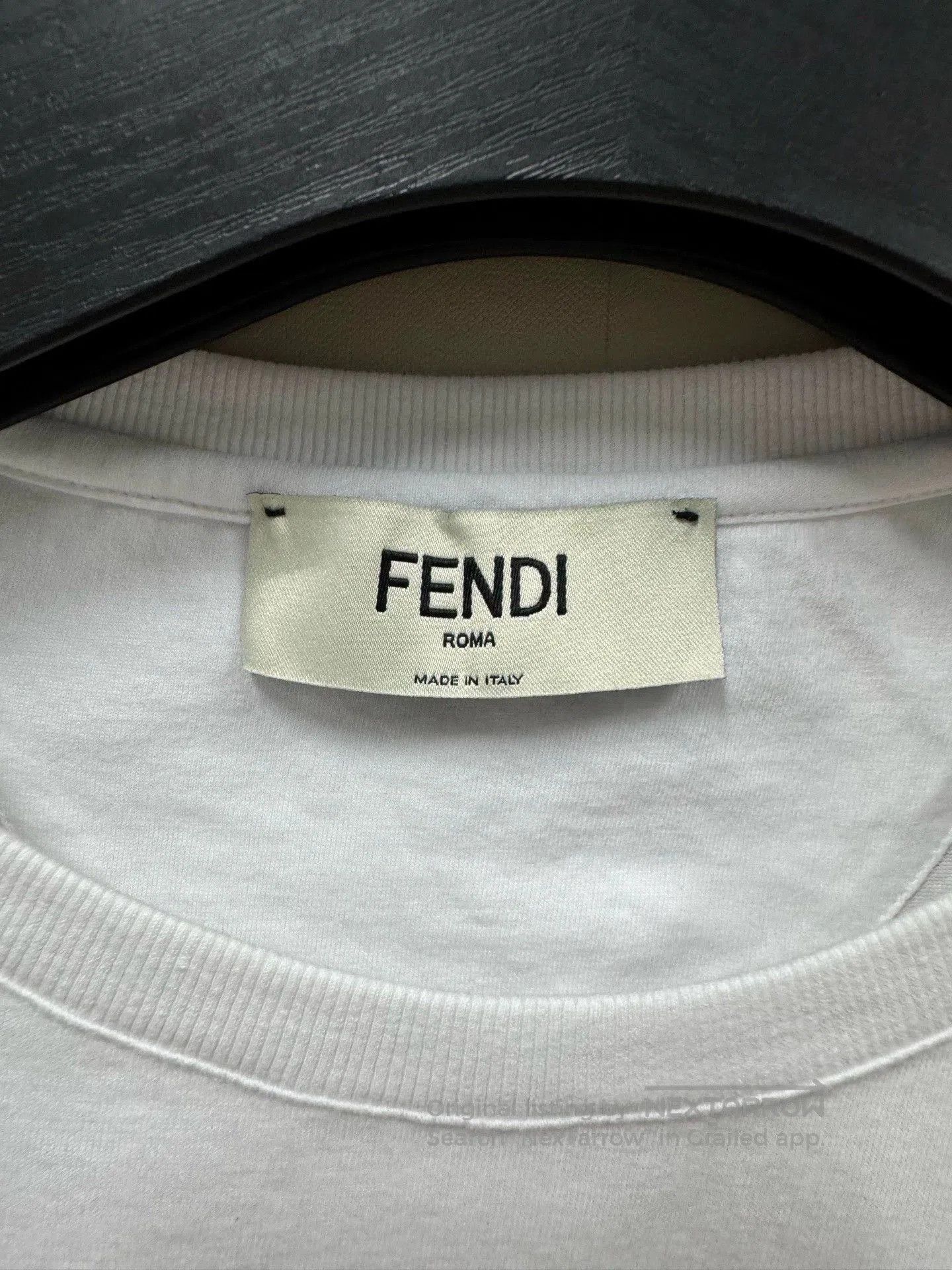 Fendi fendi white logo short sleeve t-shirt. Size US M / EU 48-50 / 2 - 4 Thumbnail