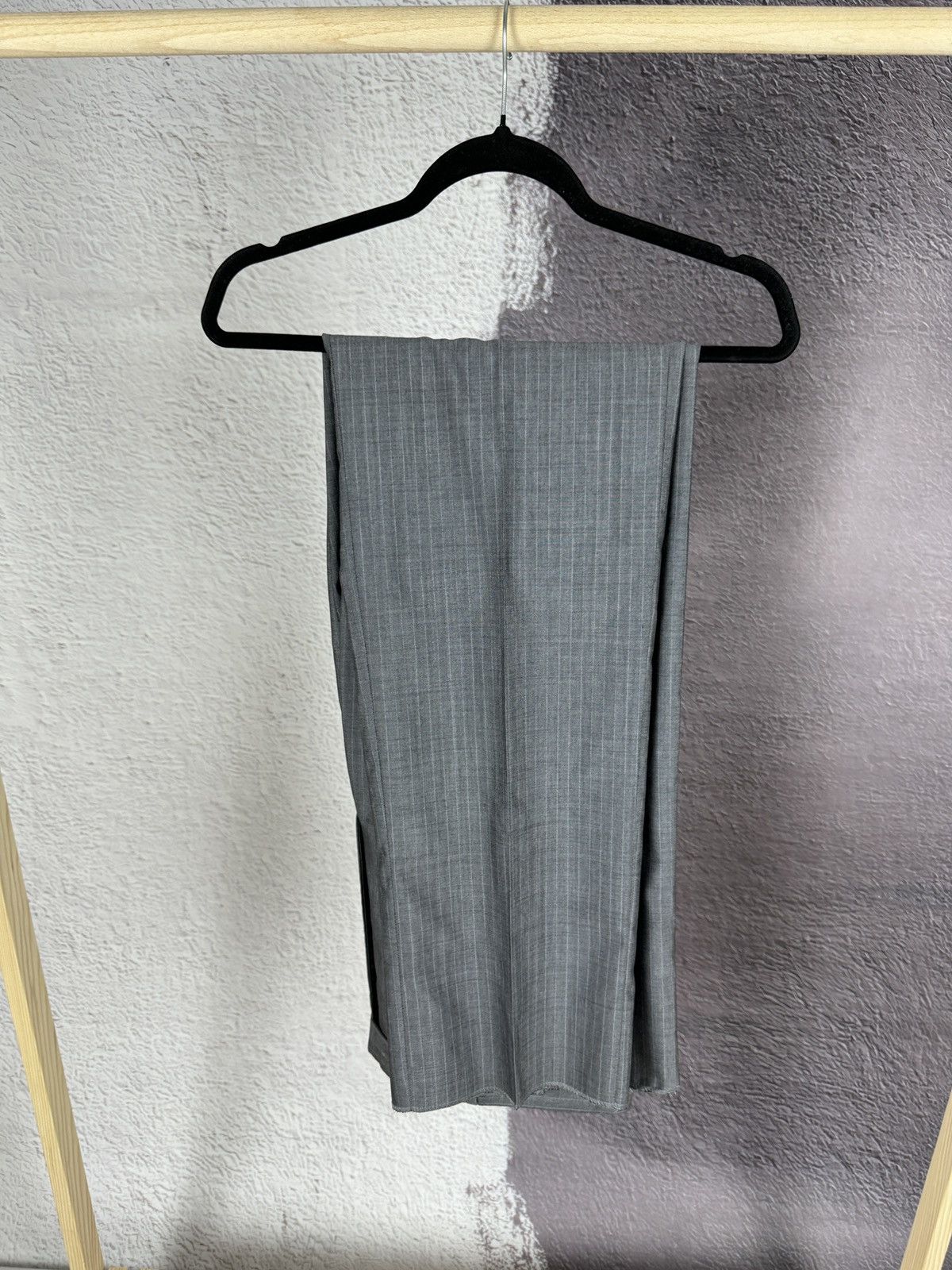 Burberry Burberry London wool silk striped grey 2 pcs suit 3 button Size 46R - 16 Thumbnail