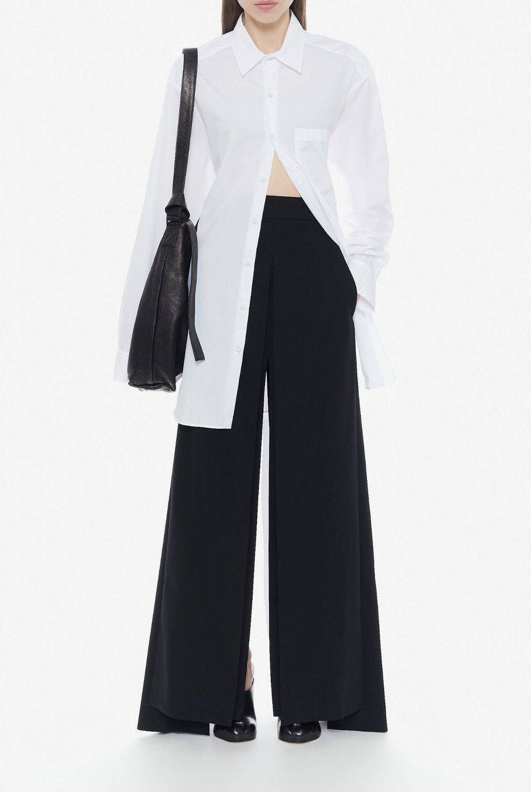 Ann Demeulemeester Last Ann Demeulemeester Wide Cotton Maxi Skirt Size 28" / US 6 / IT 42 - 4 Thumbnail