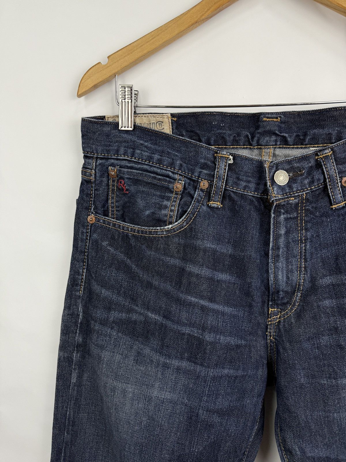 Denim & Supply Ralph Lauren 🇺🇸 Vintage Y2K Ralph Lauren Jeans USA Denim rrl Style Rare Size US 34 / EU 50 - 6 Thumbnail
