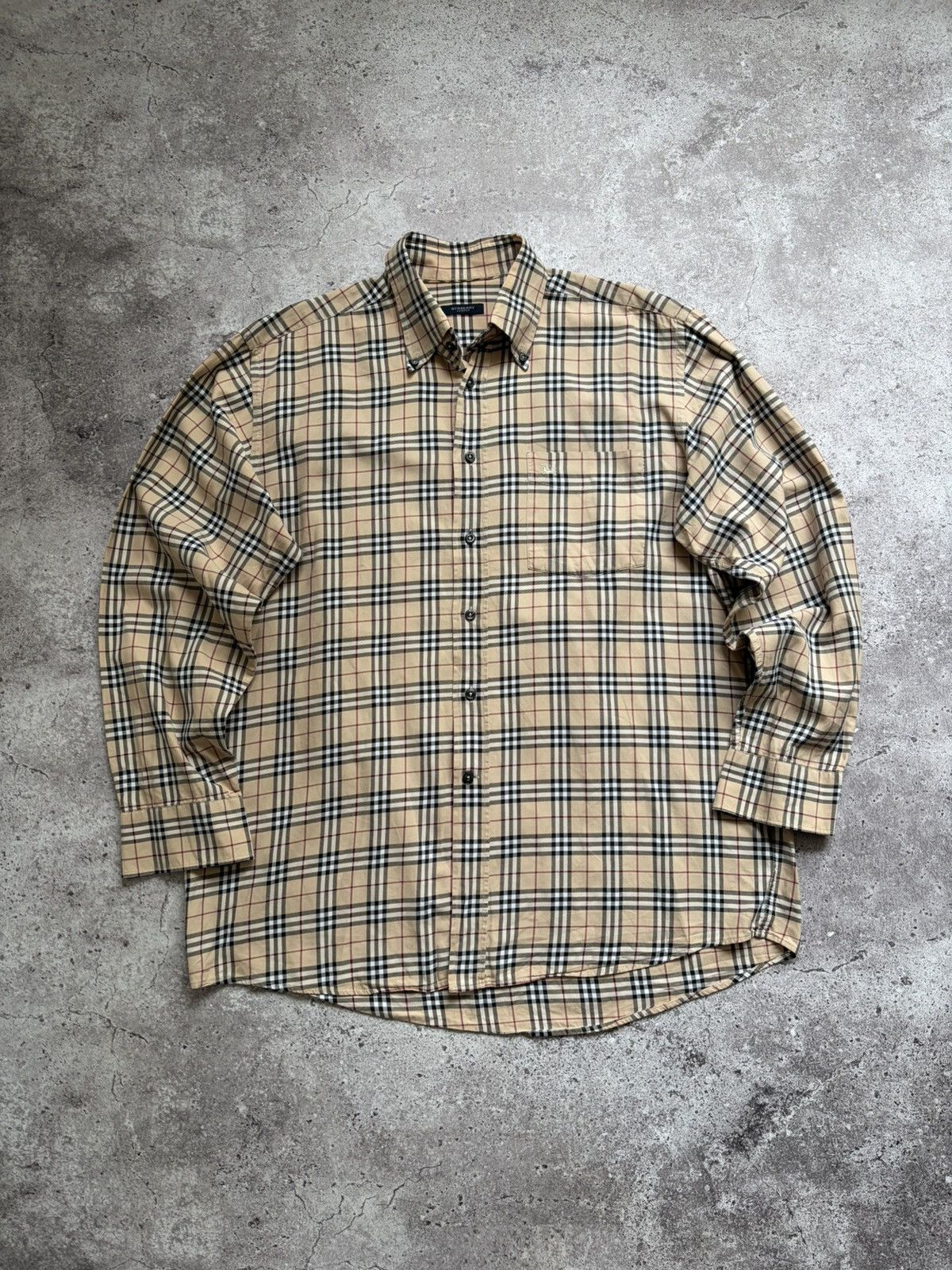 Burberry Vintage Burberry Nova Check Shirt Size US XL / EU 56 / 4 - 1 Thumbnail