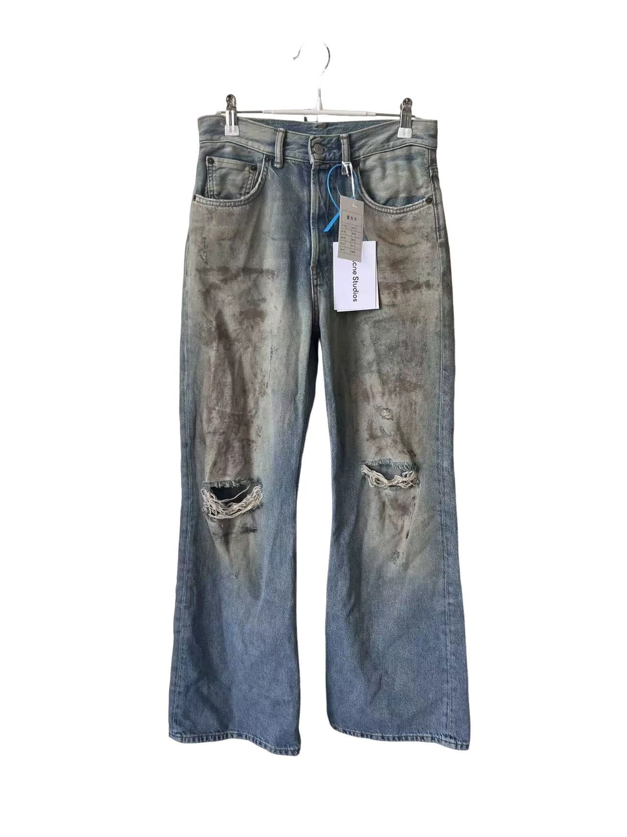 Acne Studios Acne Studios Dirty Wash Distressed Denim US 26 Size US 26 / EU 42 - 1 Thumbnail