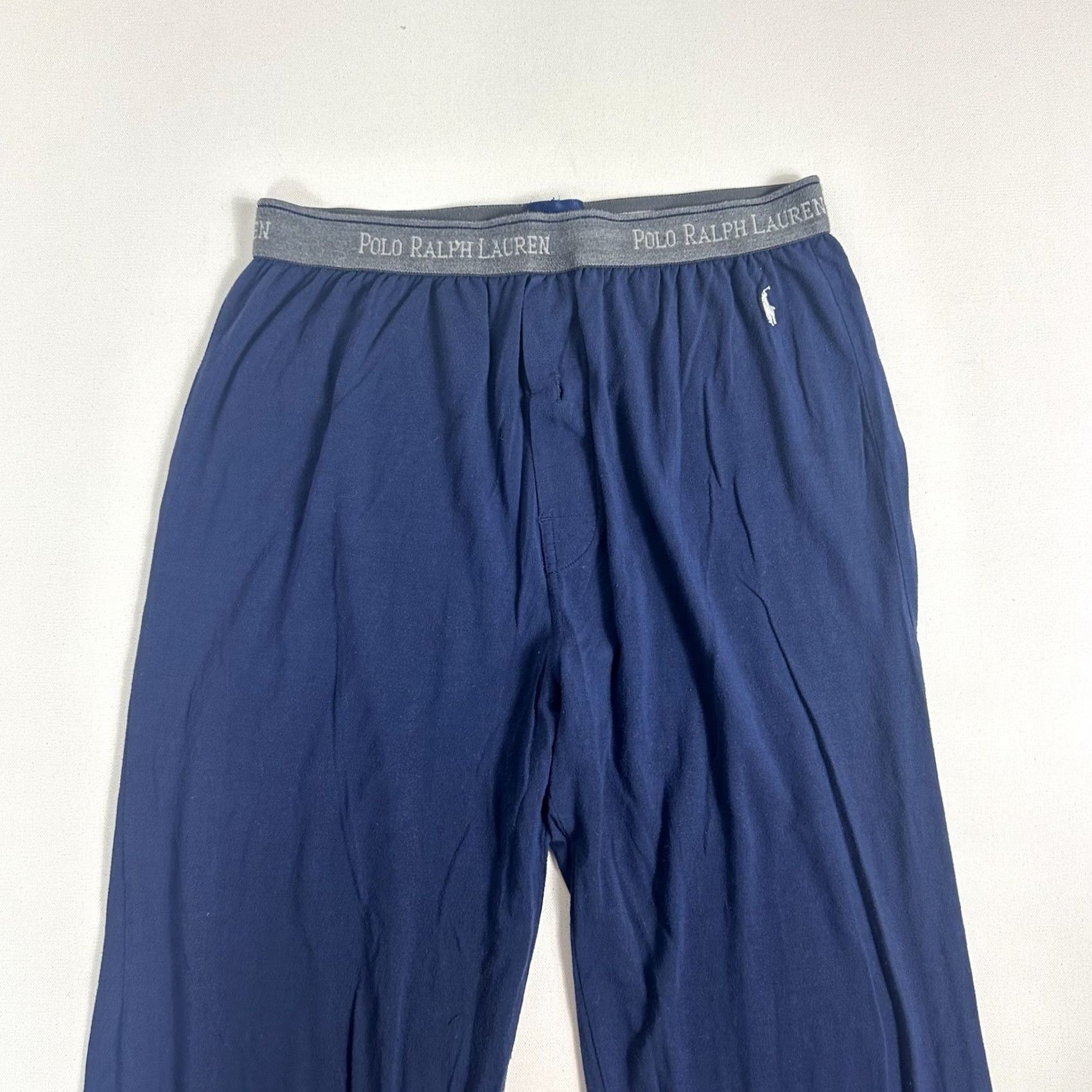Polo Ralph Lauren POLO Ralph Lauren Sweat Pants Pajama Blue Mens M Fleece Cotton Sleepwear Casual Relaxed Fit Pants Size US M / EU 48-50 / 2 - 3 Thumbnail