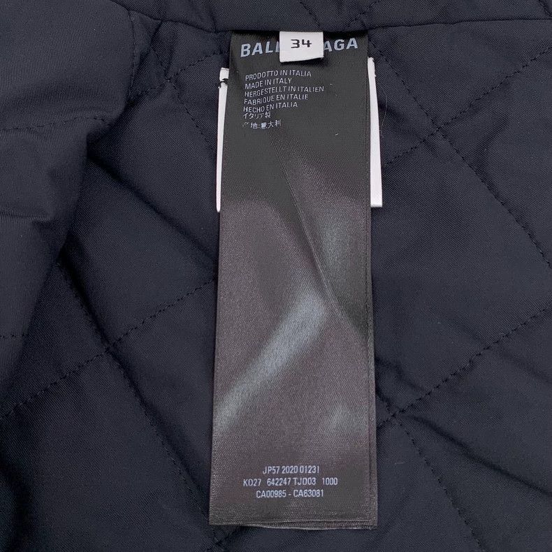 Balenciaga Balenciaga size 34 Black logo embroidered hooded long-slee Size US XXS / EU 40 - 7 Thumbnail