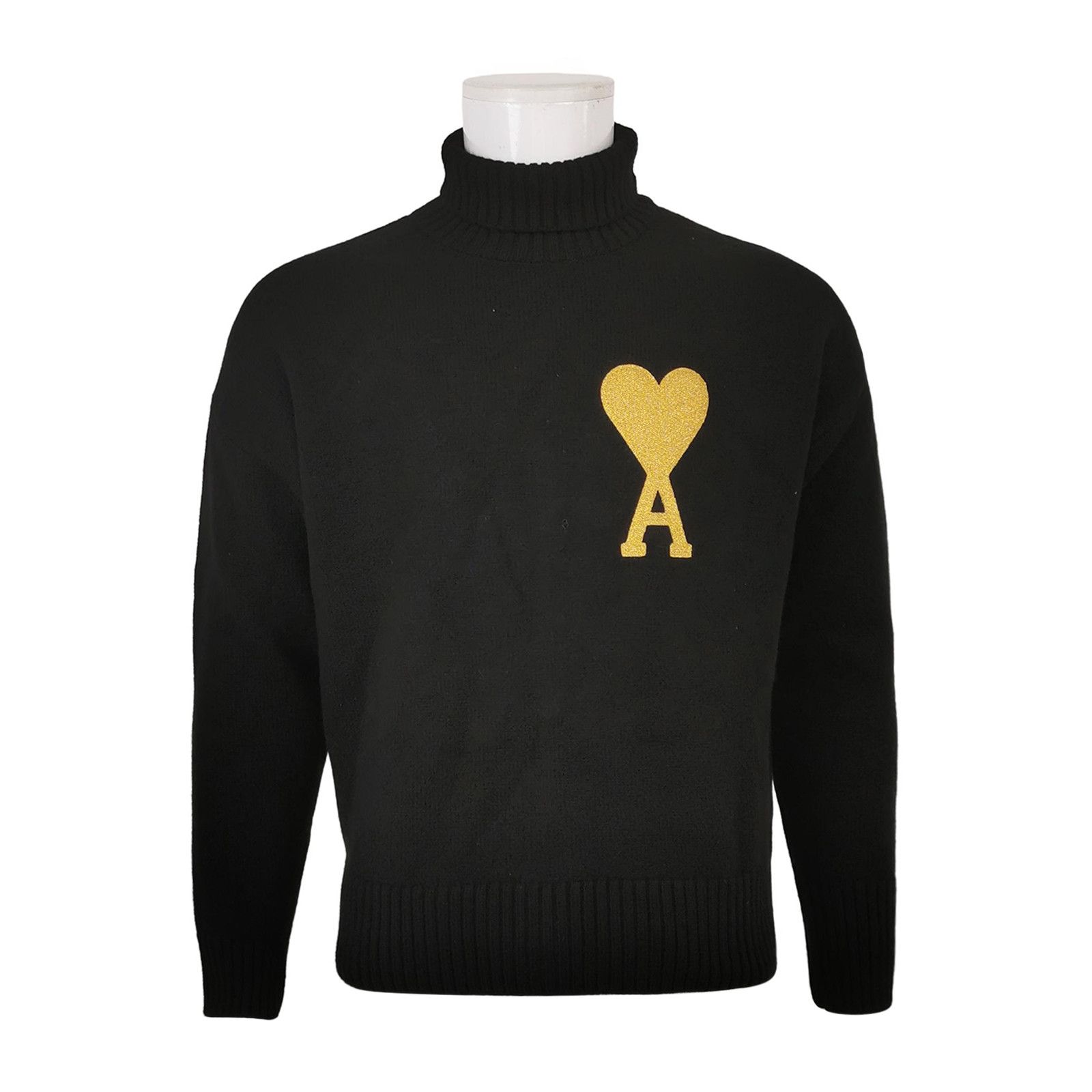 Louis Vuitton AMI Alexandre Mattiussi Wool Heart Turtleneck XS Size US XS / EU 42 / 0 - 1 Thumbnail