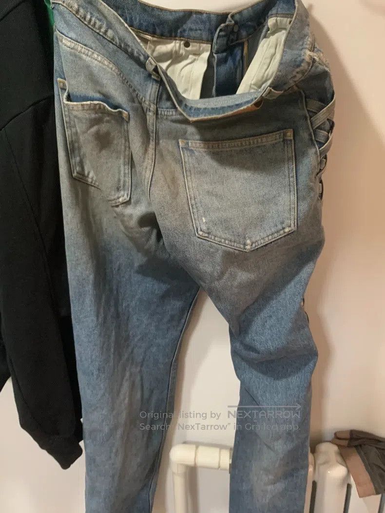 Martine Rose Martine Rose Size L 22ss side cross pattern hollow jeans Size US 28 / EU 44 - 1 Thumbnail