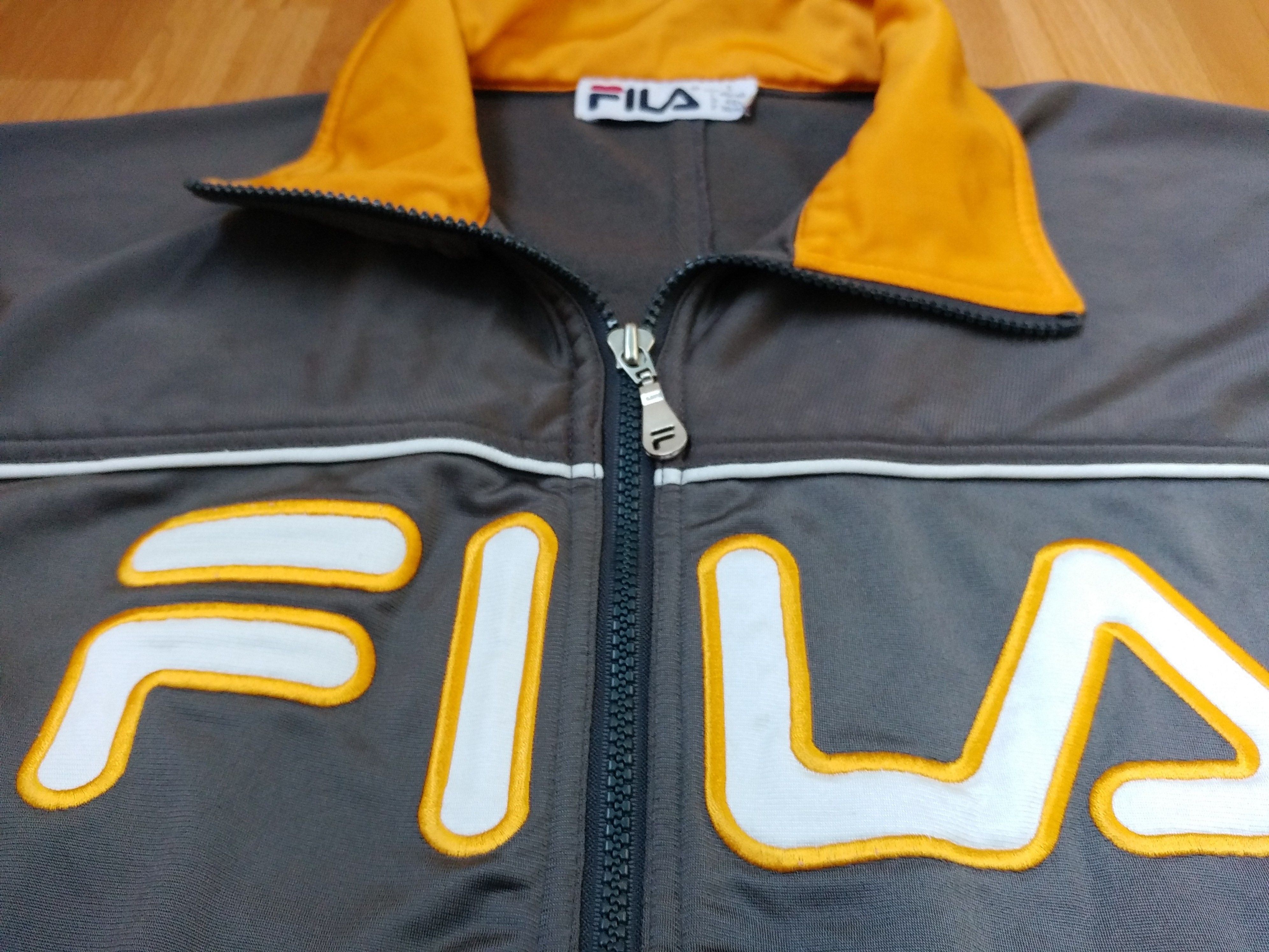 Fila × Vintage FILA jacket, gray, vintage track top, 90s hip hop, 1990s S Size US S / EU 44-46 / 1 - 8 Thumbnail