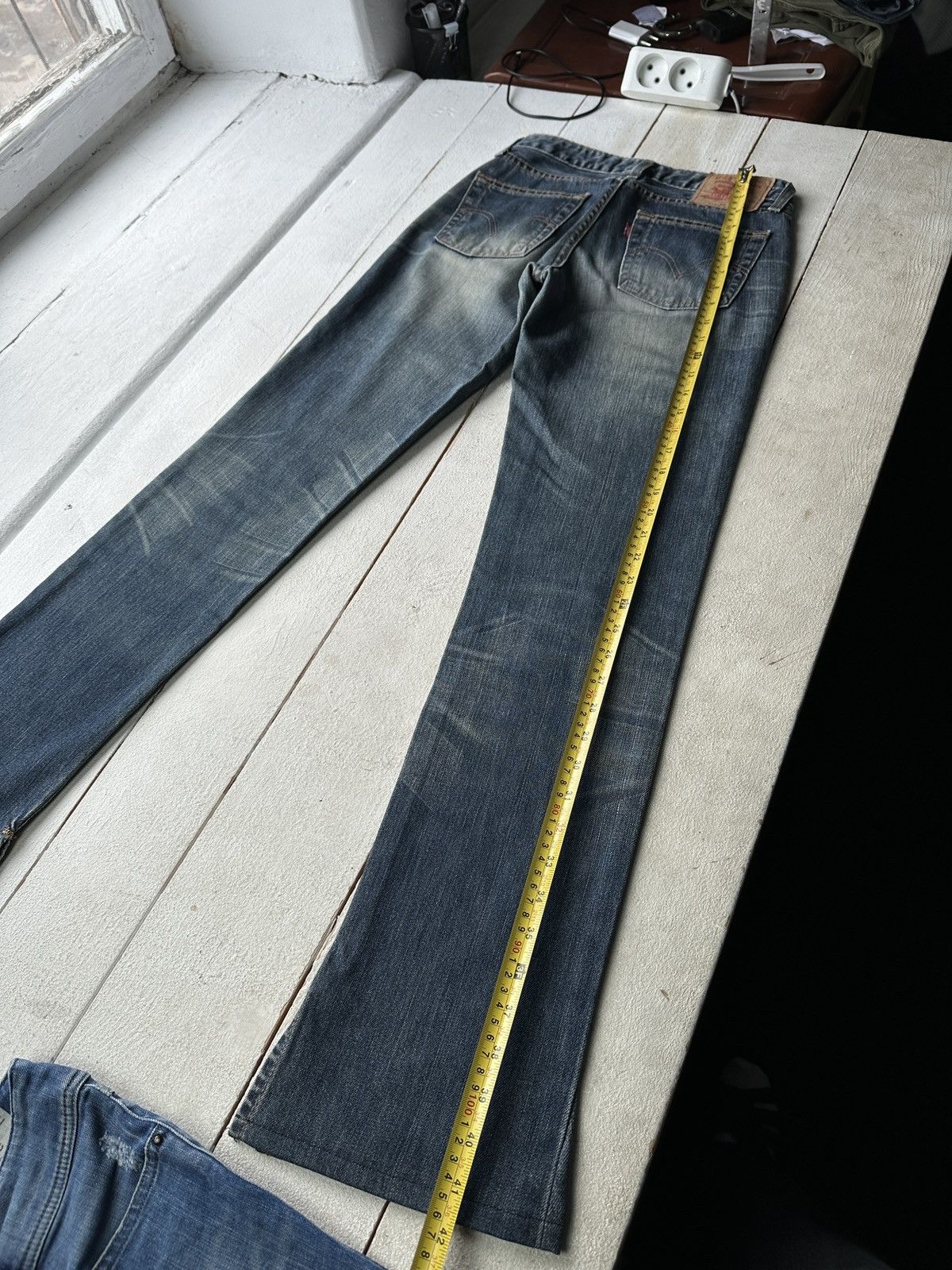 Levi's LOW BOOTCUT🚨Vintage 90s Levis Jeans 547 03 Light Wash Denim Size 28" / US 6 / IT 42 - 11 Thumbnail