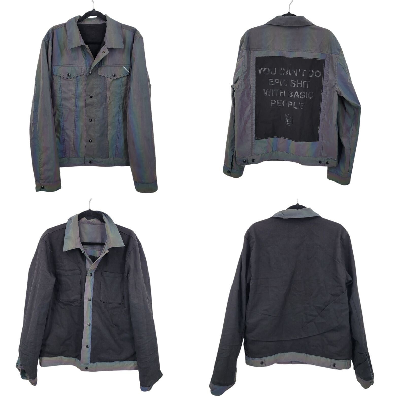 Cult Of Individuality Cult Of Individuality Reversible Type II Denim Jacket Reflec Size US XL / EU 56 / 4 - 2 Thumbnail