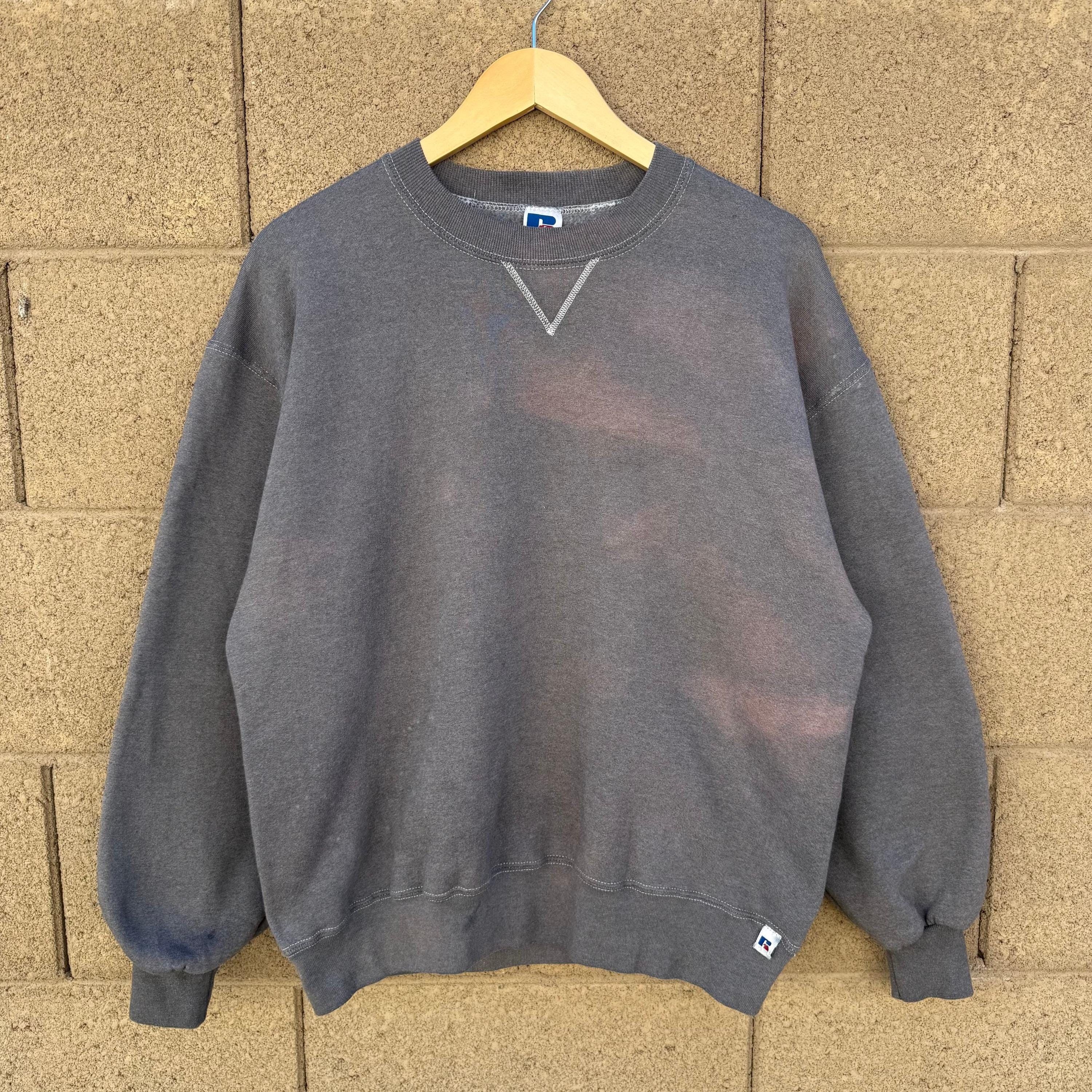 Russell Athletic 90's Russell Athletic Faded Overdyed Crewneck Sweatshirt Size US M / EU 48-50 / 2 - 1 Thumbnail