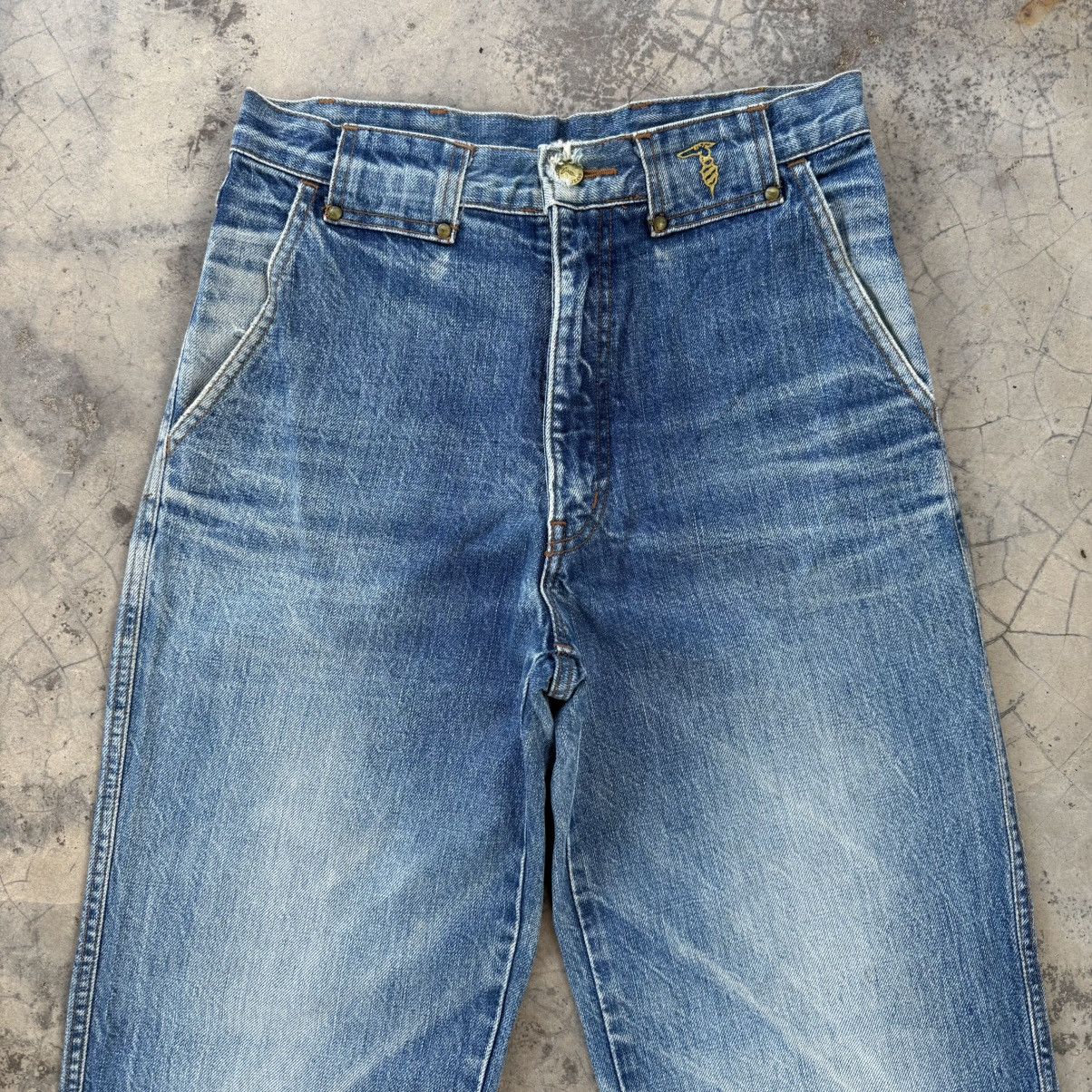 Trussardi VINTAGE TRUSSARDI FADED RIPEP JEAN DENIM PANTS Size US 30 / EU 46 - 3 Thumbnail