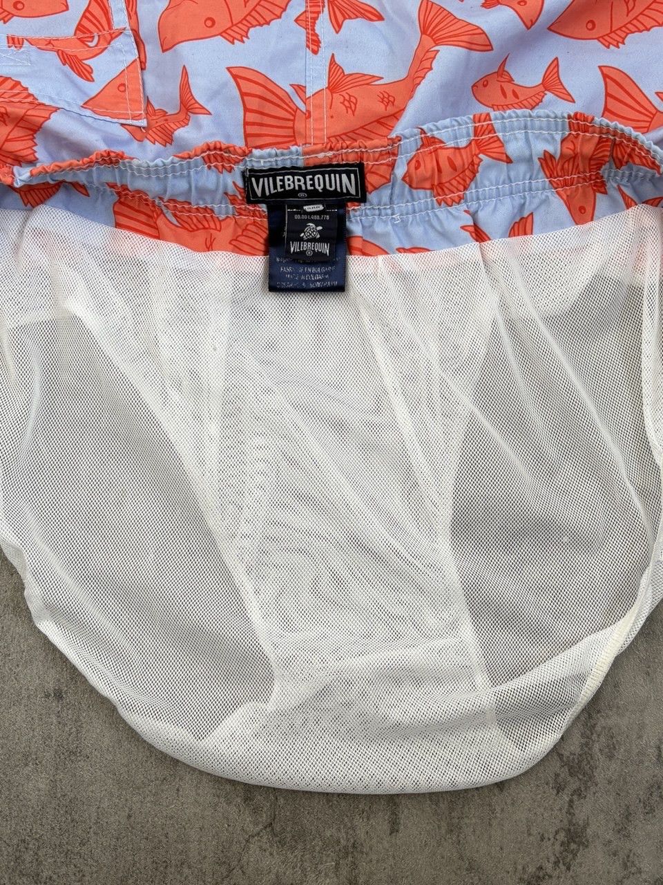 Vilebrequin Vilebrequin Fish AOP Blue Orange Shorts Swim Size US 39 - 15 Thumbnail