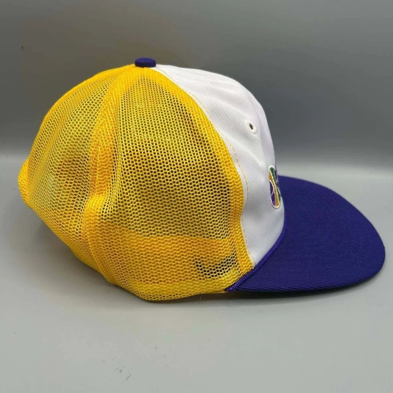 NBA Utah Jazz Trucker Hat Men Embroidered NBA Snap Back Cap Size ONE SIZE - 6 Thumbnail