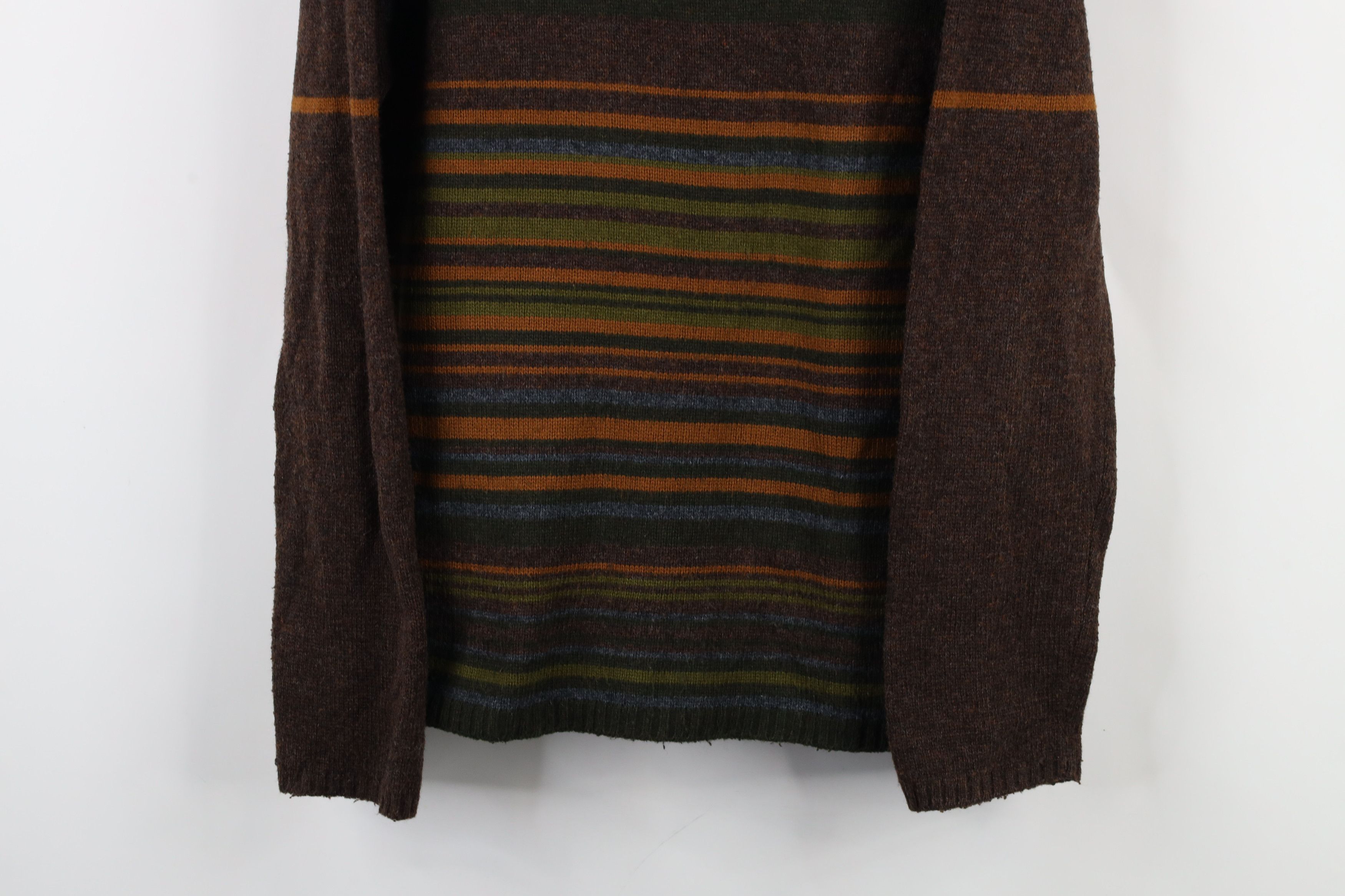 Vintage Vintage 90s Streetwear Wool Blend Knit Mock Neck Sweater Size M / US 6-8 / IT 42-44 - 3 Thumbnail