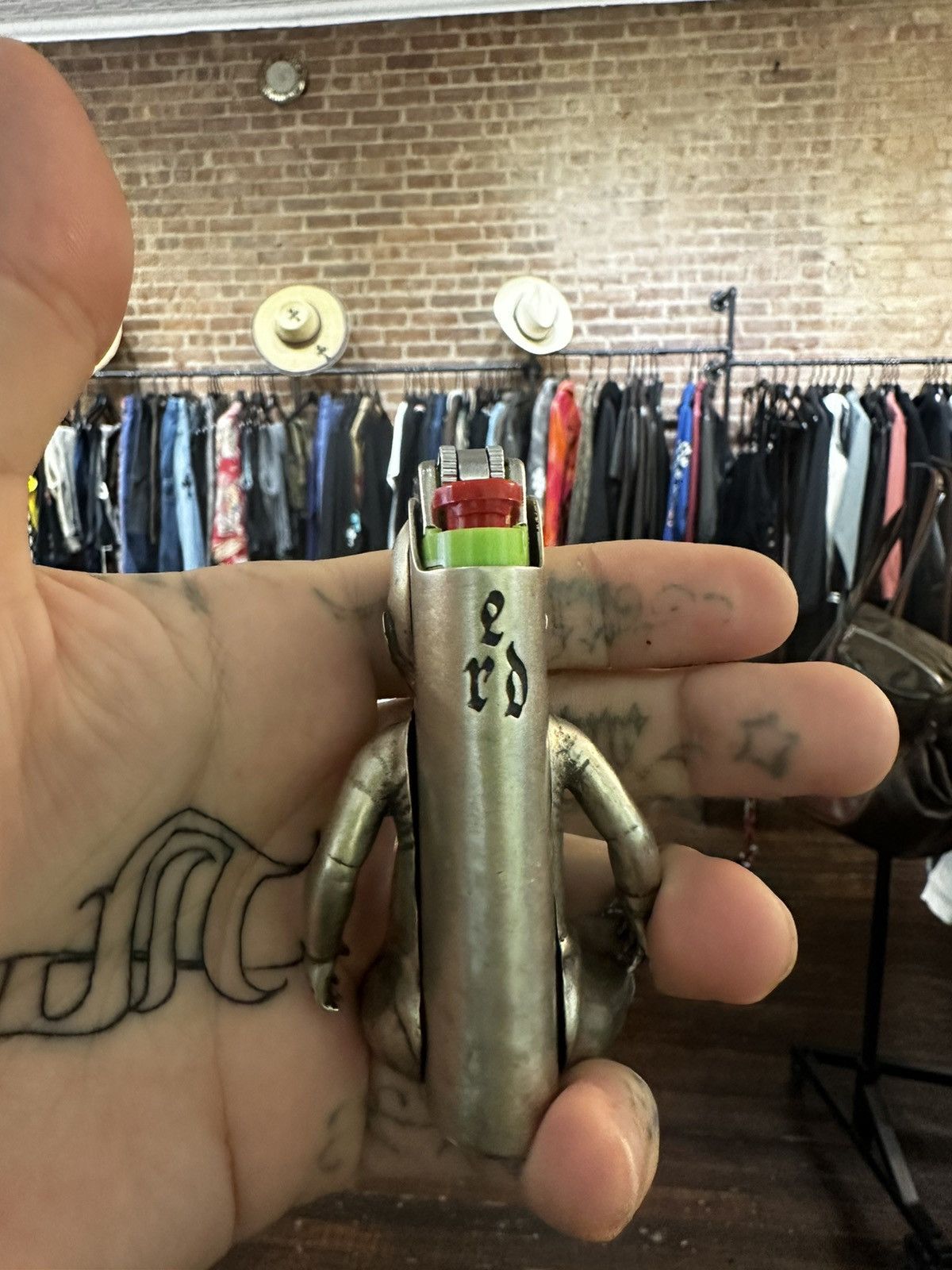Enfants Riches Deprimes ERD 1 of 3 CRYING CRACK BABY LARGE SILVER LIGHTER Size ONE SIZE - 7 Thumbnail