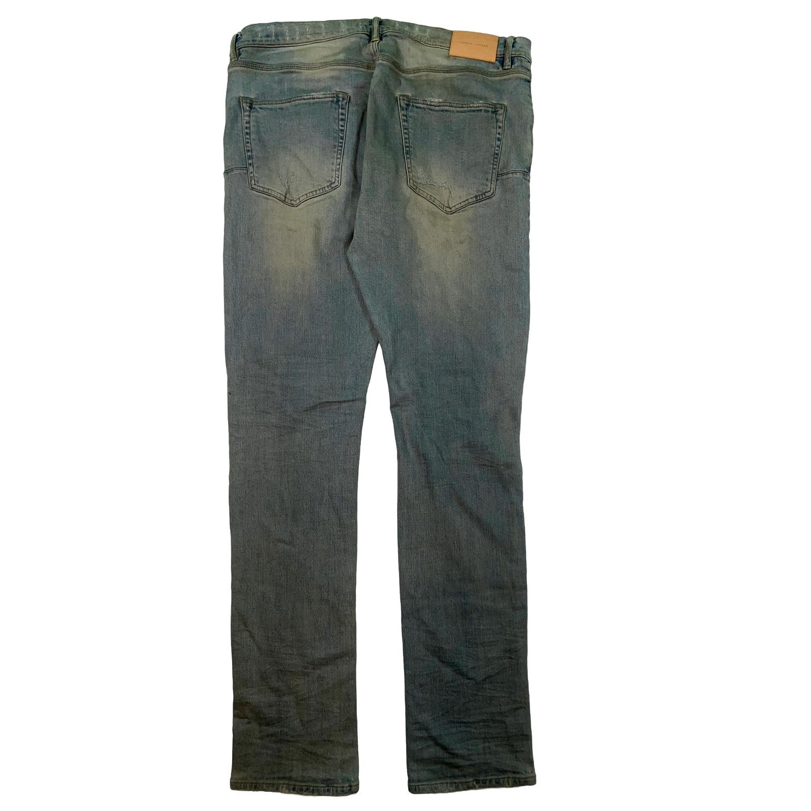 Purple Brand Purple Brand Wax Light Wash Jeans Size US 36 / EU 52 - 2 Thumbnail