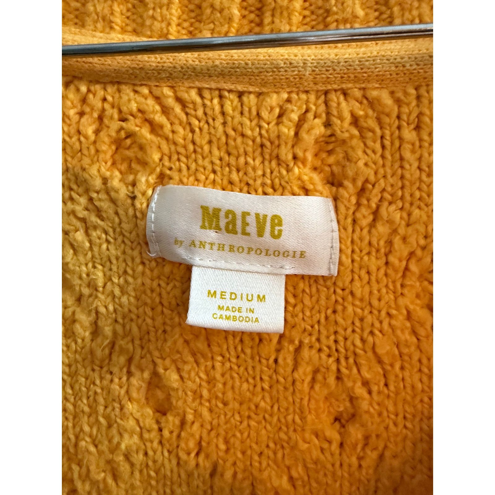 Anthropologie Maeve Anthropologie Oversized Tillie V-Neck Sweater Size Med Size M / US 6-8 / IT 42-44 - 4 Thumbnail