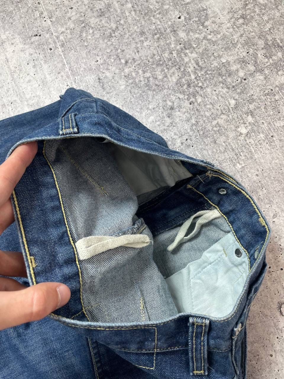 Levi's Vintage 00s Levis Engineered Twisted Leg Denim Jeans Y2K Size US 26 / EU 42 - 7 Thumbnail