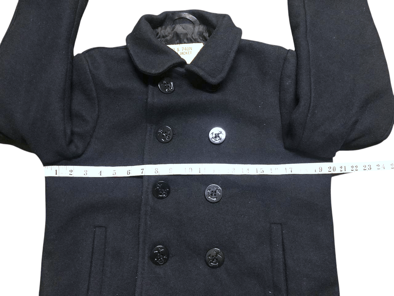 Schott Vintage Schott Us 740N Pea Jacket Made In USA Military 90s Size US S / EU 44-46 / 1 - 13 Thumbnail