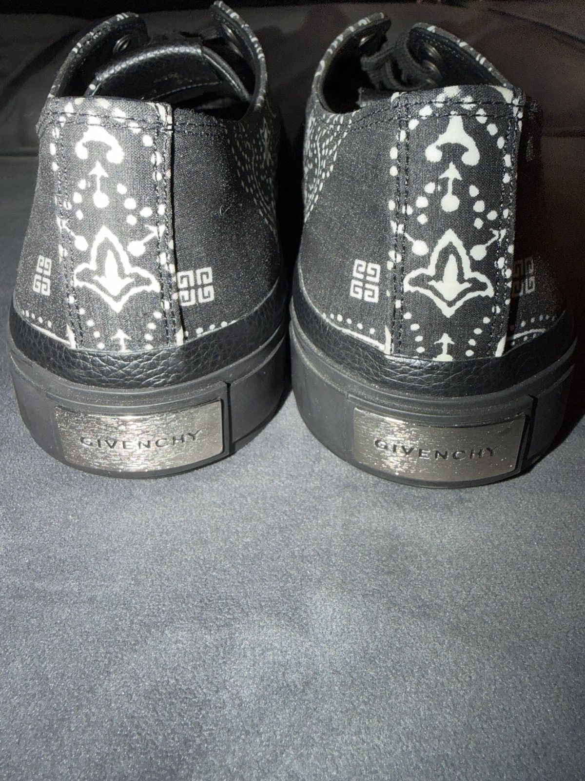 Givenchy Givenchy City Low-Top In 4G ‘Bandana Black White’ Size 41.5 Size US 8.5 / EU 41-42 - 4 Thumbnail