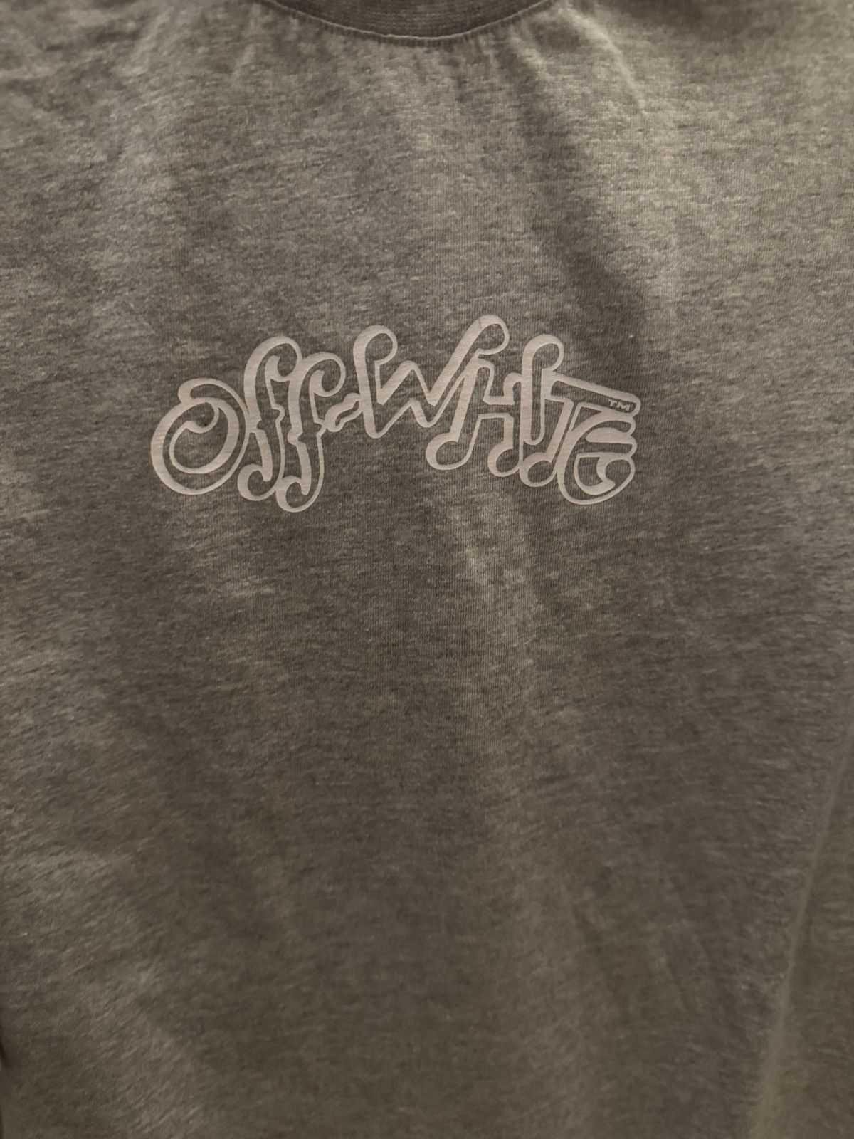 Off-White Off-White Oversized Logo Cotton Graphic Tee Size XX-Small Size US XXS / EU 40 - 6 Thumbnail