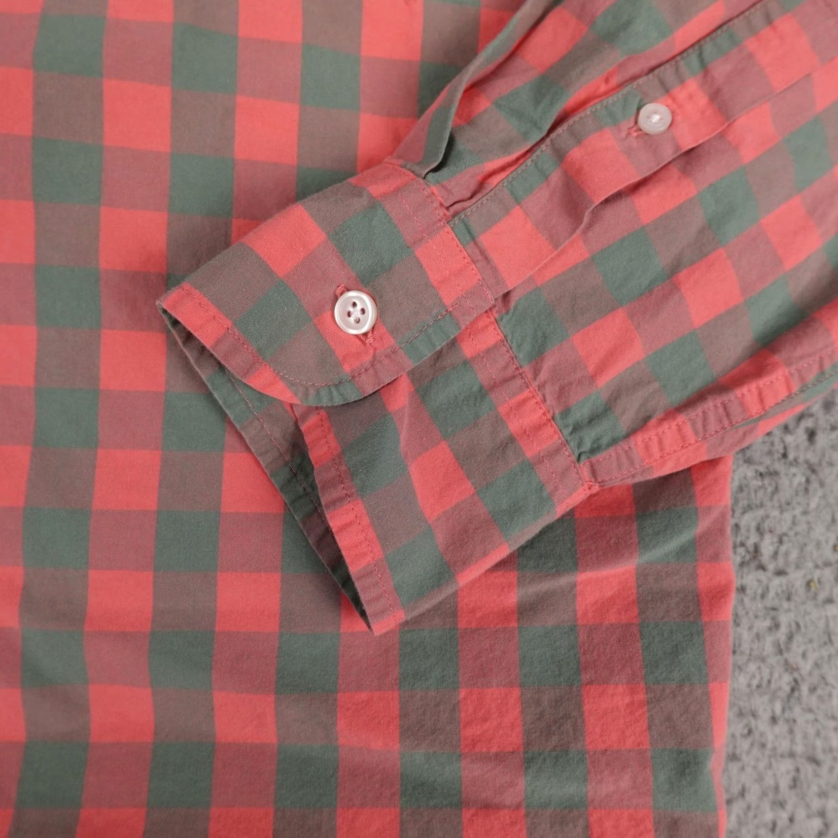 J.Crew J.Crew Shirt Mens XL Red Green Check Slim Fit Button Down Long Sleeve Casual Size US XL / EU 56 / 4 - 5 Thumbnail