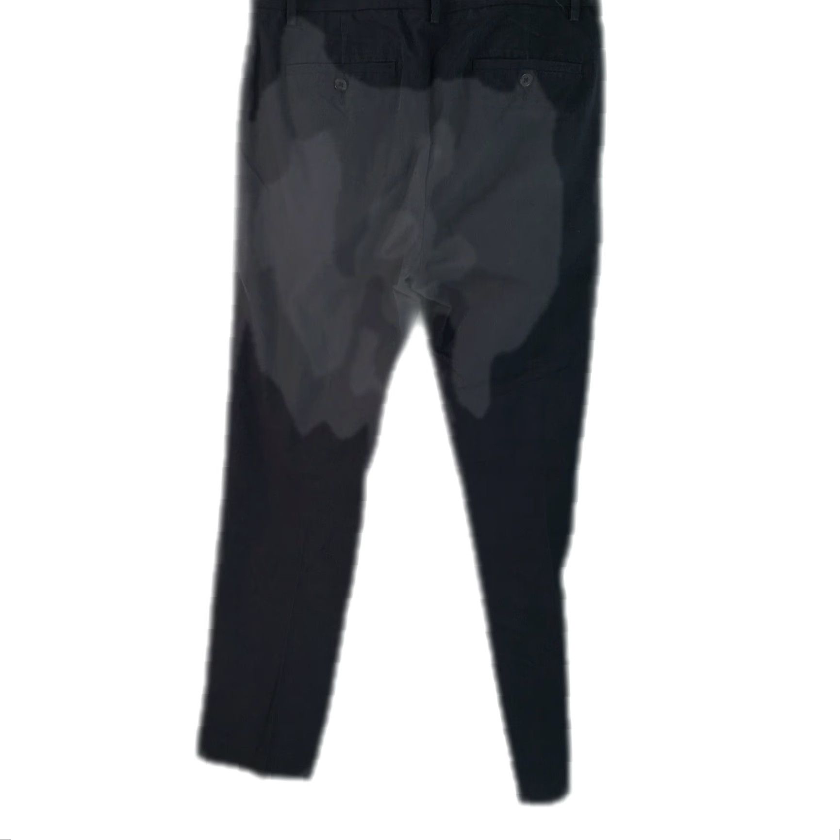 Gap Gap Mens Regular Flat Front Straight Fit Casual Black Dress Pants Size 33X32 Slacks Pants Size US 33 - 3 Thumbnail