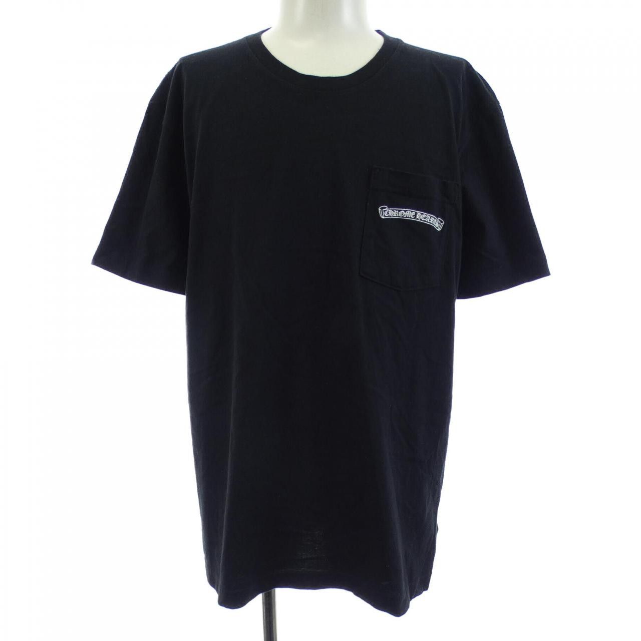 Chrome Hearts Chrome Hearts Chrome Hearts SCROLL LABEL Cotton T Shirt Textile T-Shirts 2212-304-0030 DUTY FREE for USA Size ONE SIZE - 1 Thumbnail