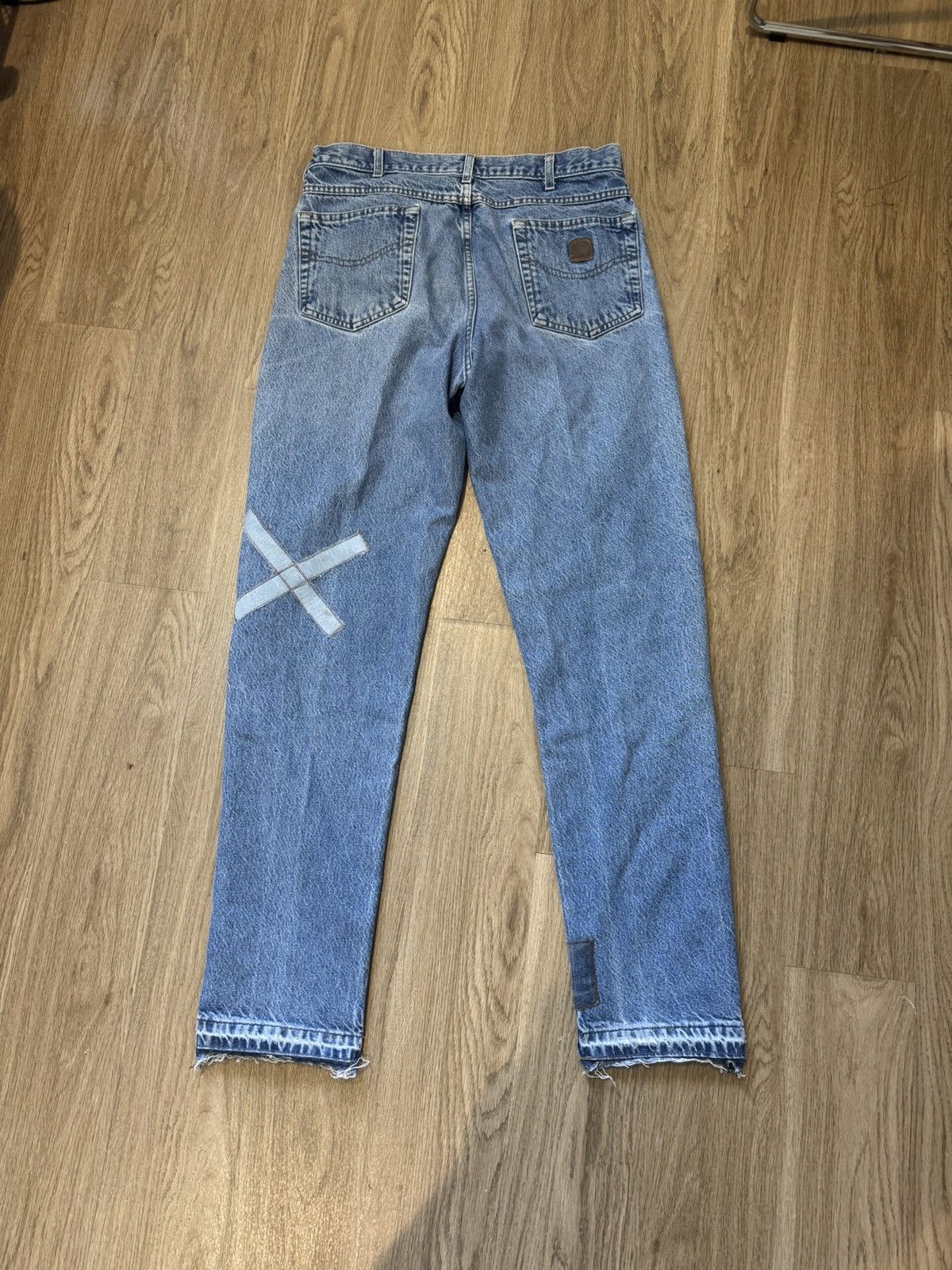 Carhartt Repaired Carhartt Jeans Size US 34 / EU 50 - 2 Thumbnail