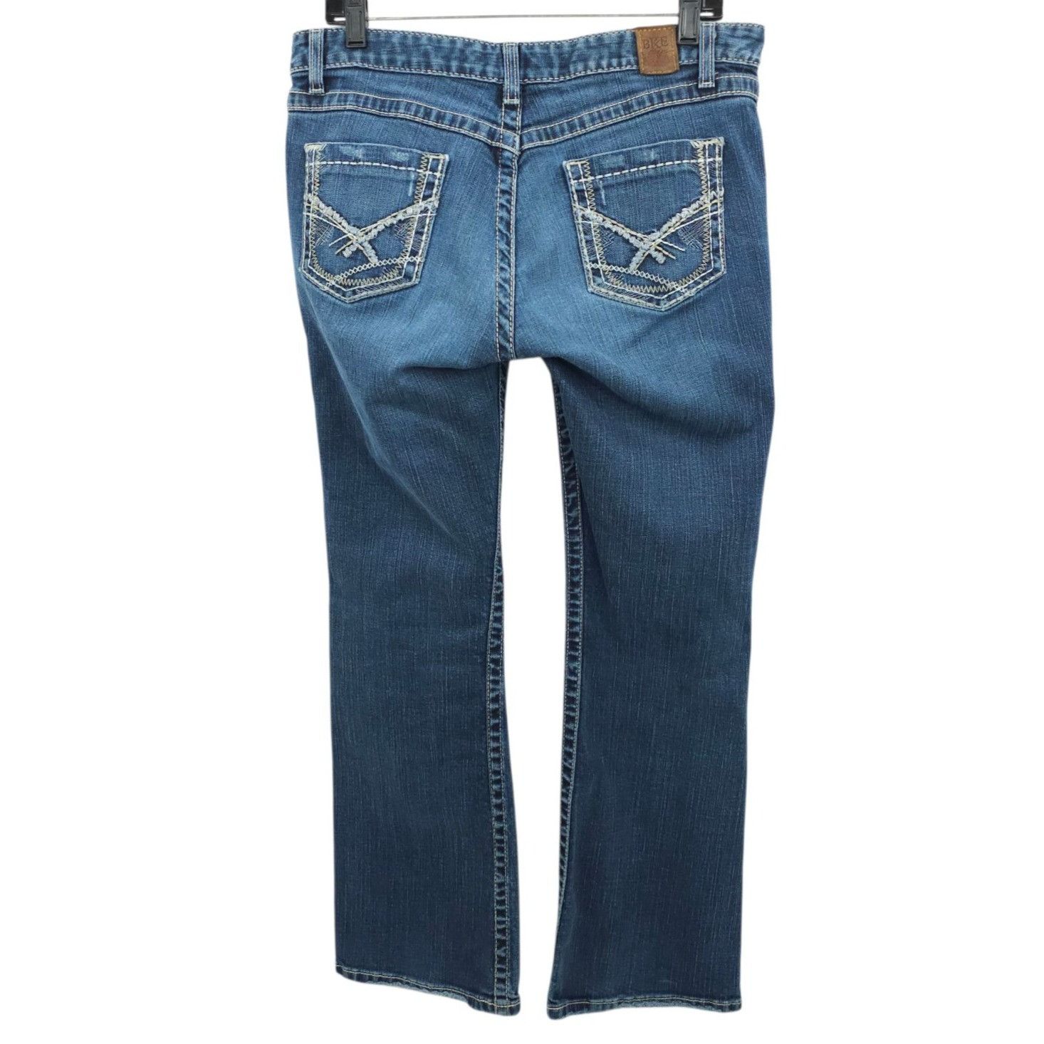 BKE BKE Kate Bootcut Jeans 30 Stretch Regular Mid Rise Dark Wash Size 33" - 2 Thumbnail