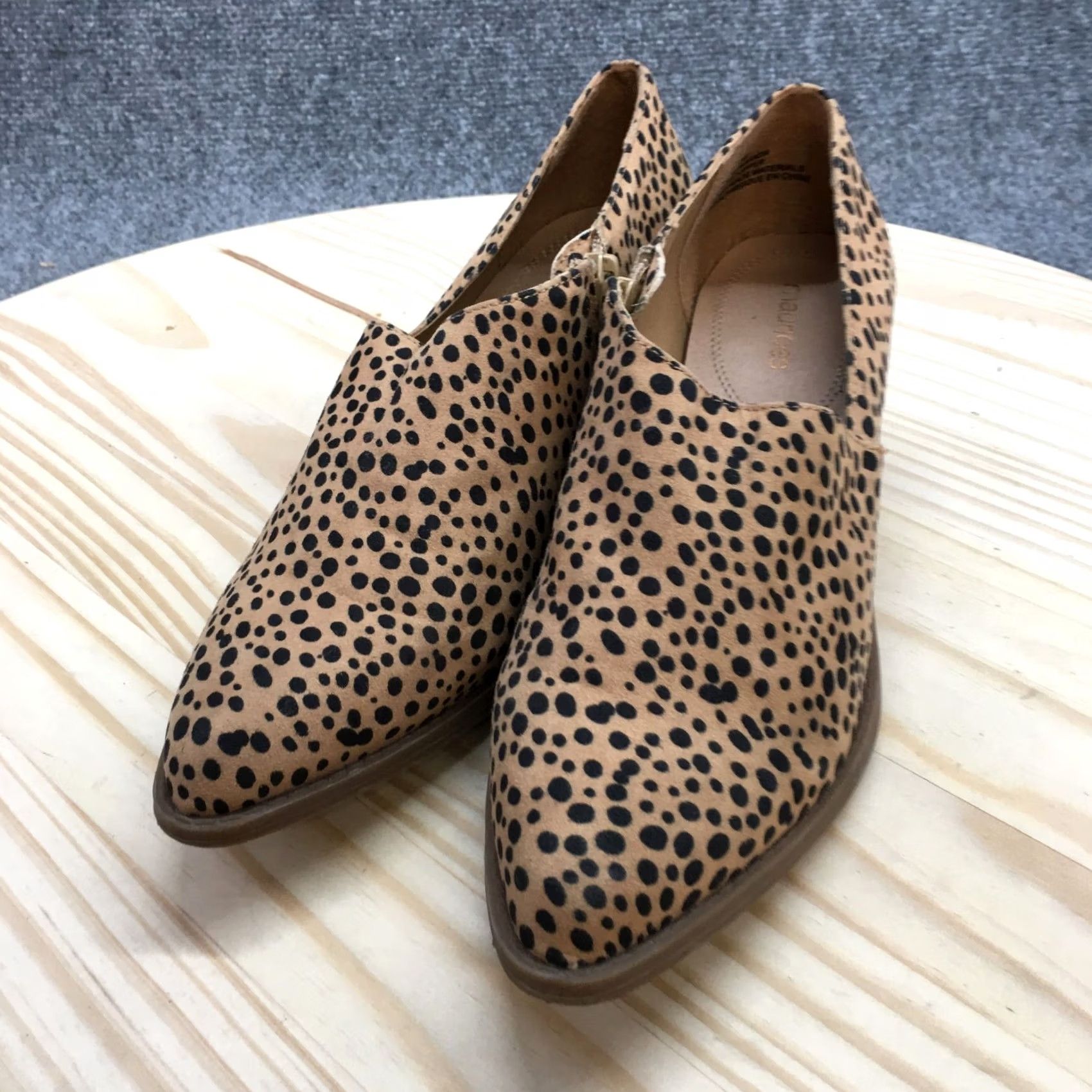 Vintage Maurices Boots Womens Brown Amanda Stitch Low Side Shootie Leopard Size US 8 / IT 38 - 3 Thumbnail