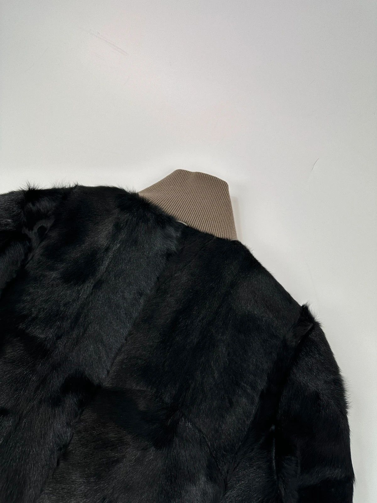 Prada Prada Sport FW01-05 Black Calf & Fox Fur Leather Jacket Size M / US 6-8 / IT 42-44 - 8 Thumbnail