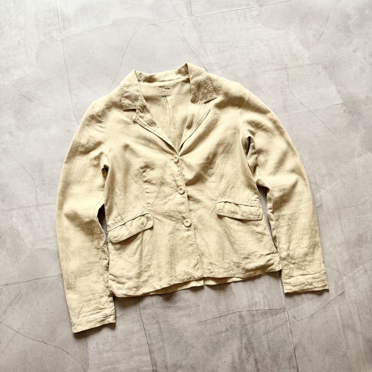 120% Lino 120% Lino Linen Womens Blazer Size 42 Size M / US 6-8 / IT 42-44 - 1 Thumbnail