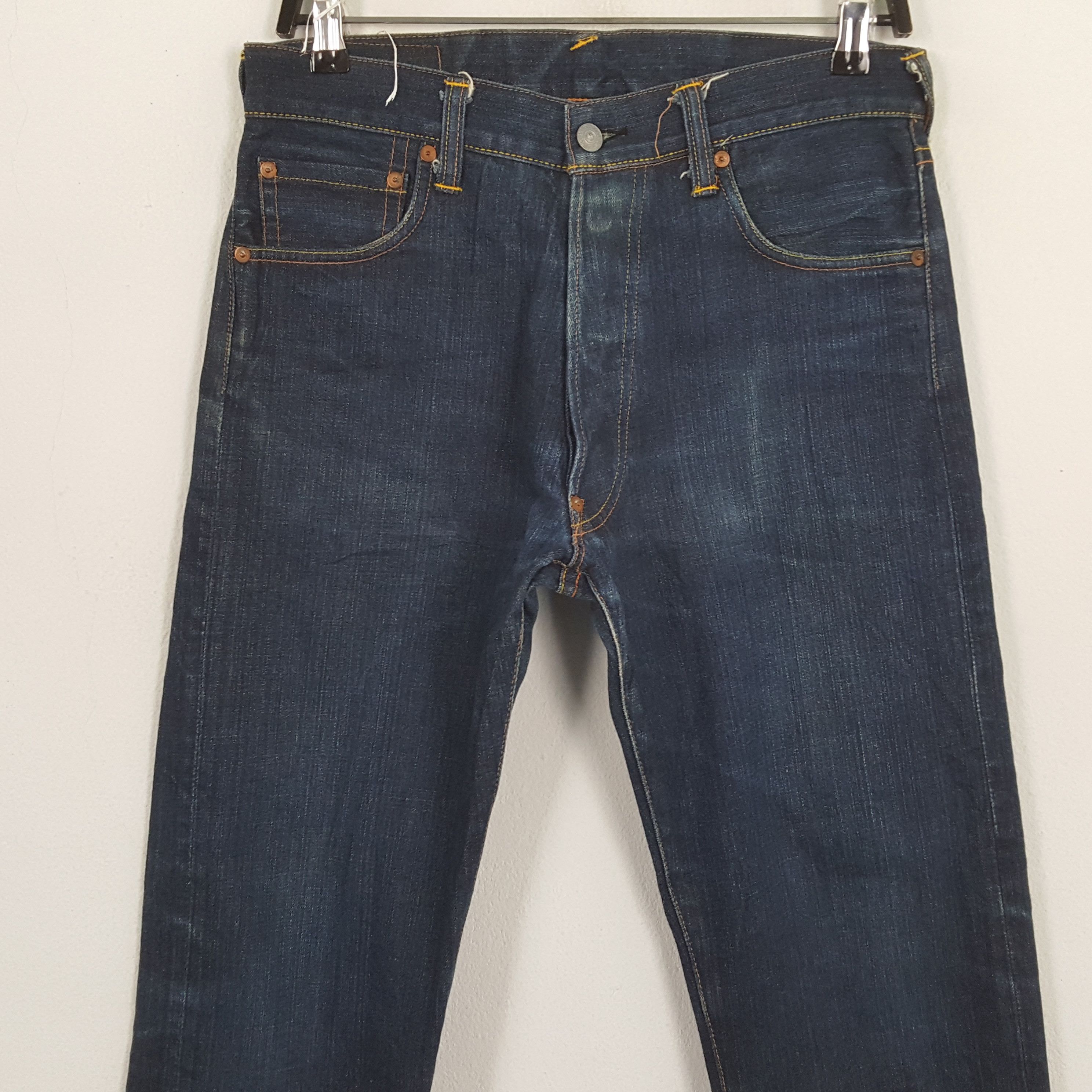 Evisu EVISU Japanese Brand Streetwear Custom Daicock Jeans Size US 29 - 5 Thumbnail