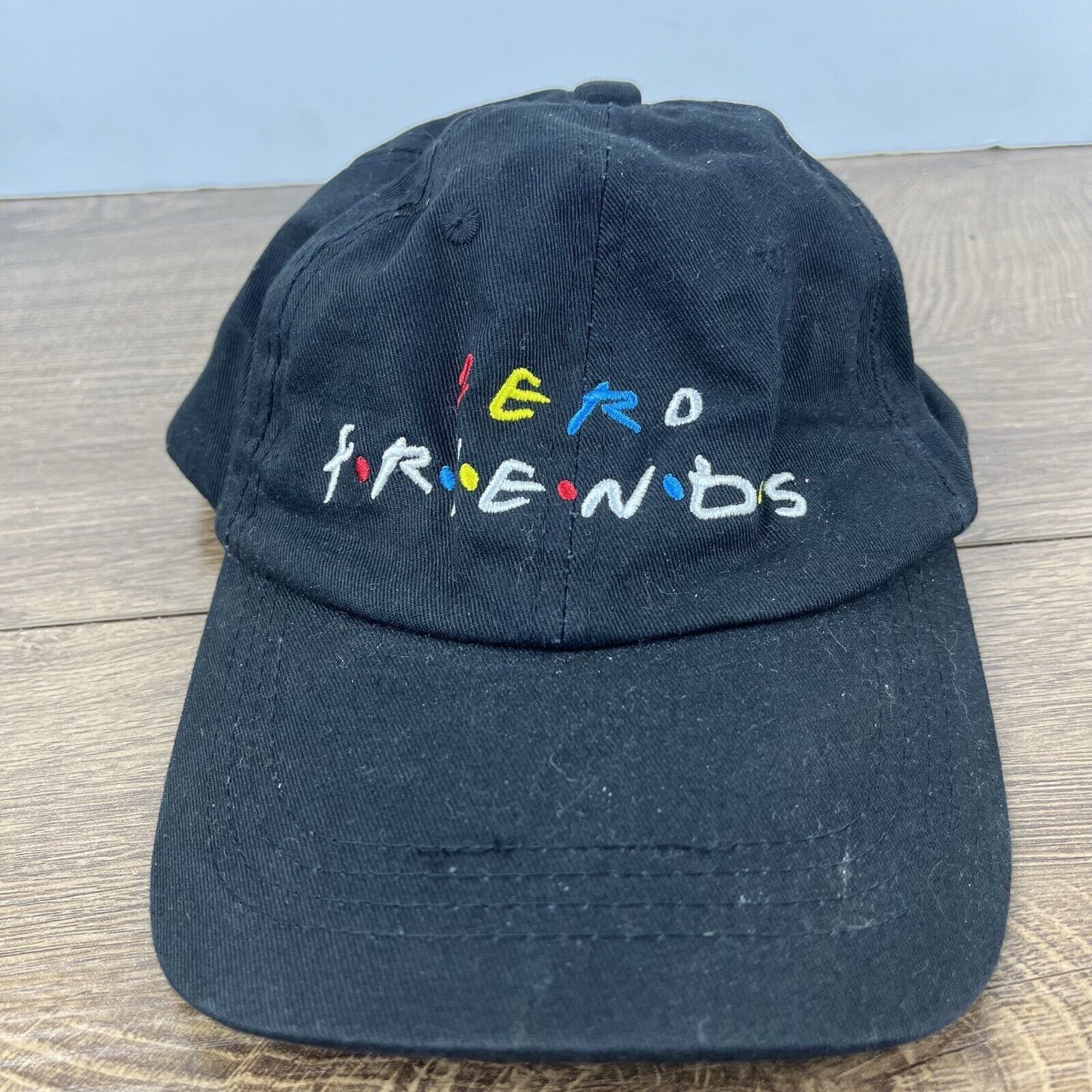 Other Zero Friends Hat Friends Zero Hat Black Hat Adjustable Adult Size ONE SIZE - 3 Thumbnail