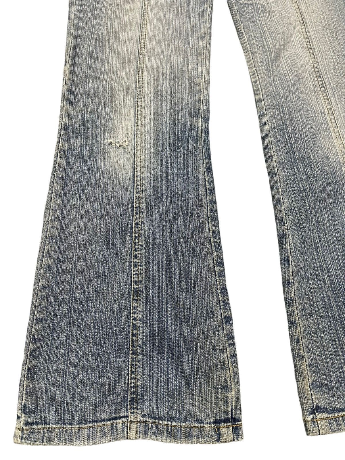If Six Was Nine Vintage Japanese Brand Blue Wash Style Flare Jeans Size US 27 - 5 Thumbnail