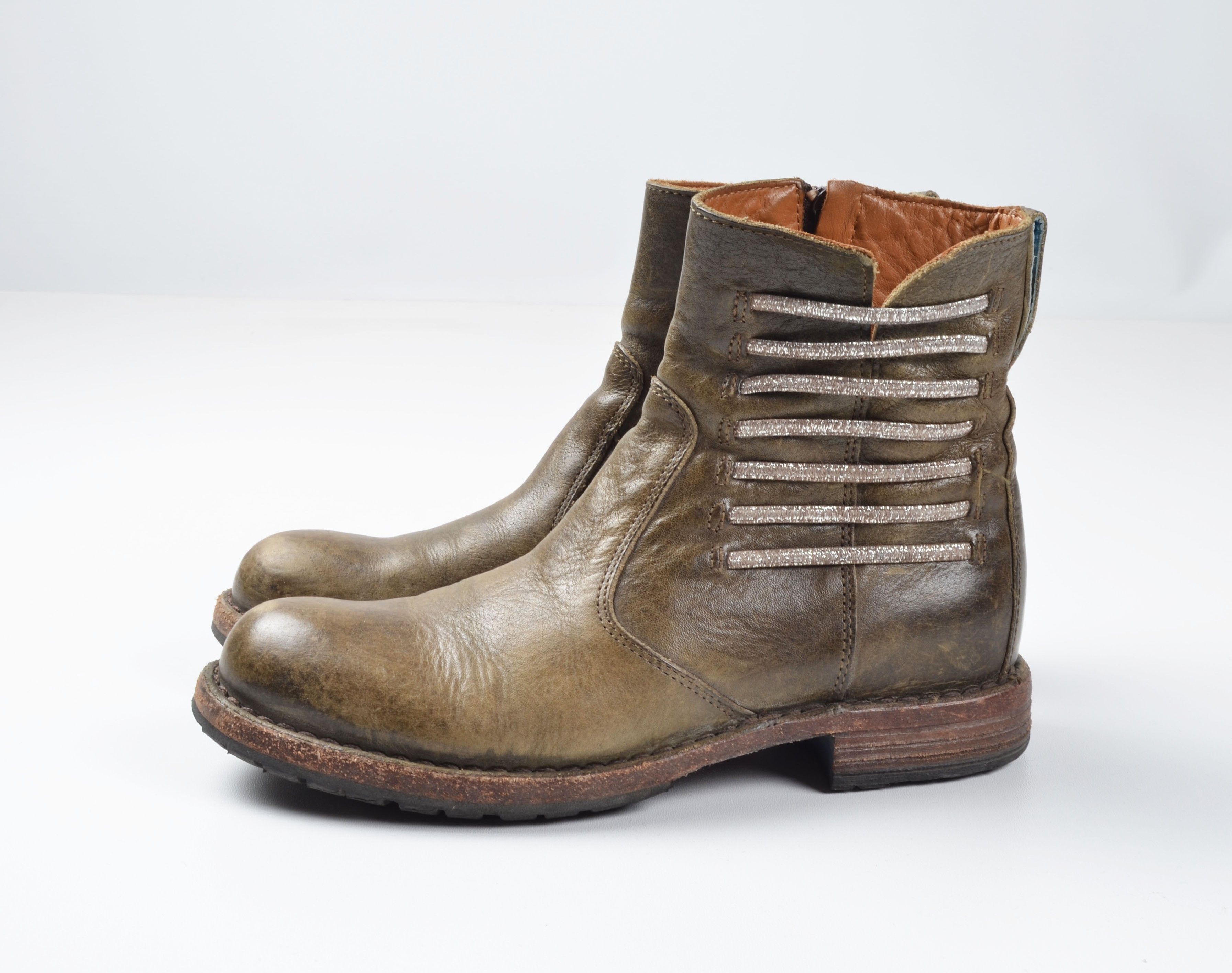 MoMA MOMA Avant Garde Leather Ankle Boots Size US 6 / IT 36 - 1 Thumbnail