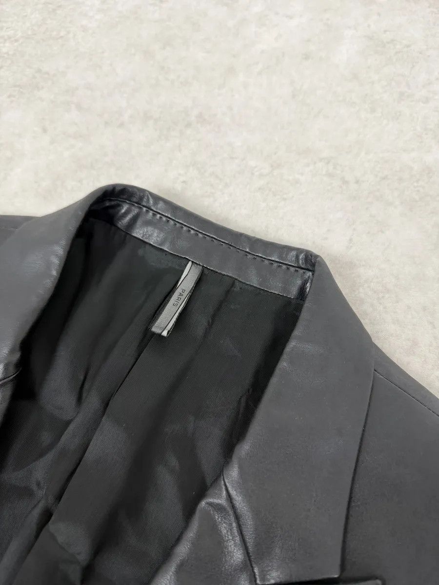 Dior AW2003 Dior PVC Black Luster Obscure Trench Coat by Hedi Slimane Size US M / EU 48-50 / 2 - 11 Thumbnail